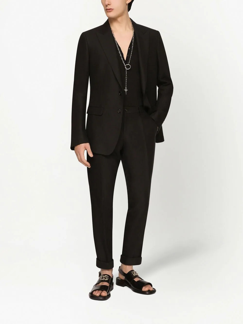 single-breasted suit jacket - 2