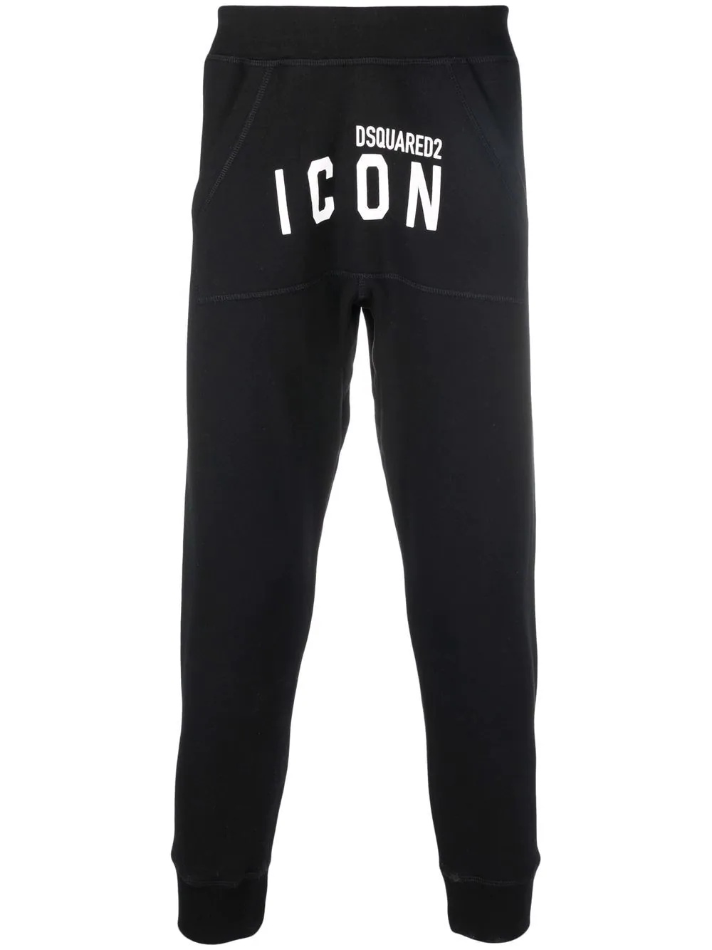 cropped Icon-print track pants - 1