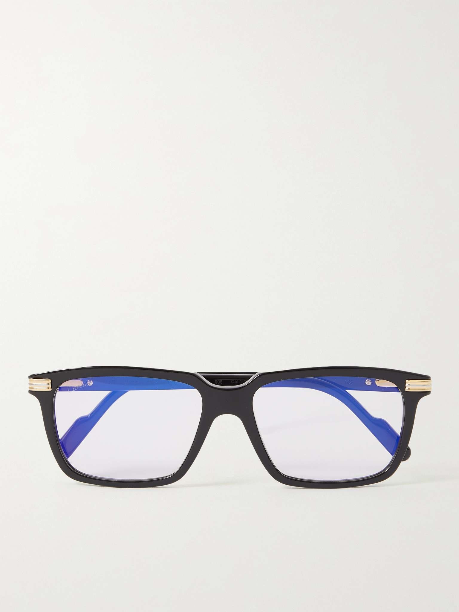 Rectangular-Frame Acetate Photochromic Sunglasses - 1