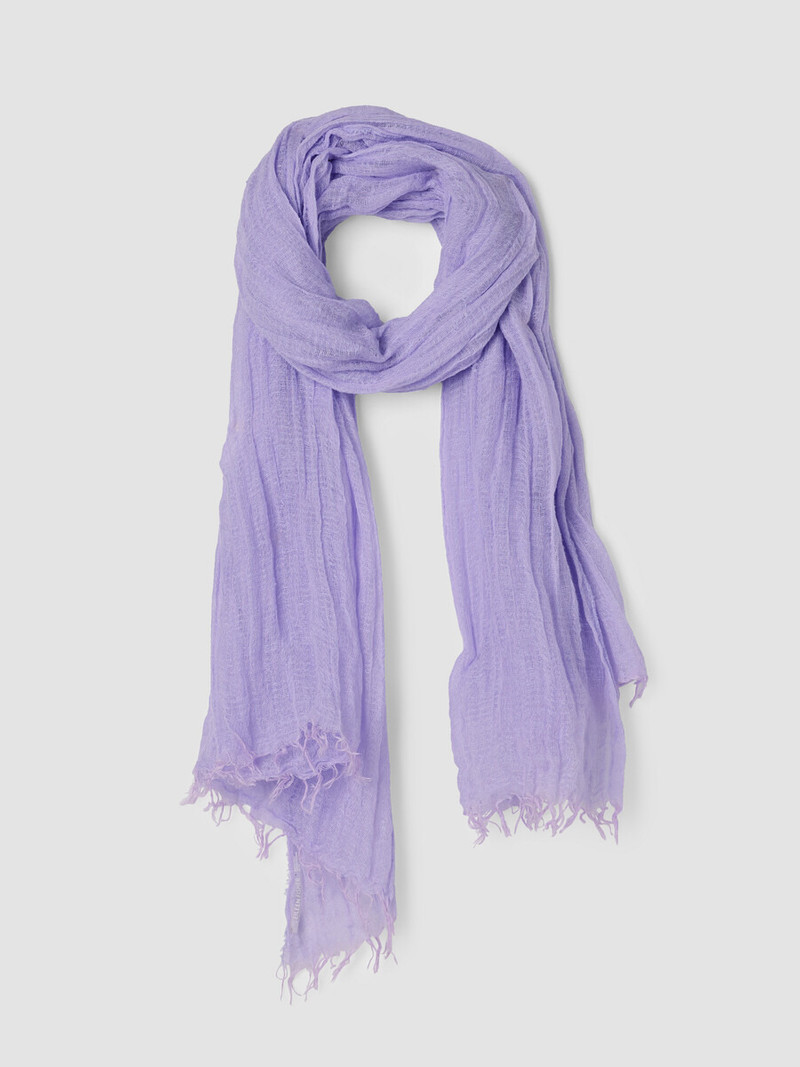 Textured Linen Blend Scarf 1
