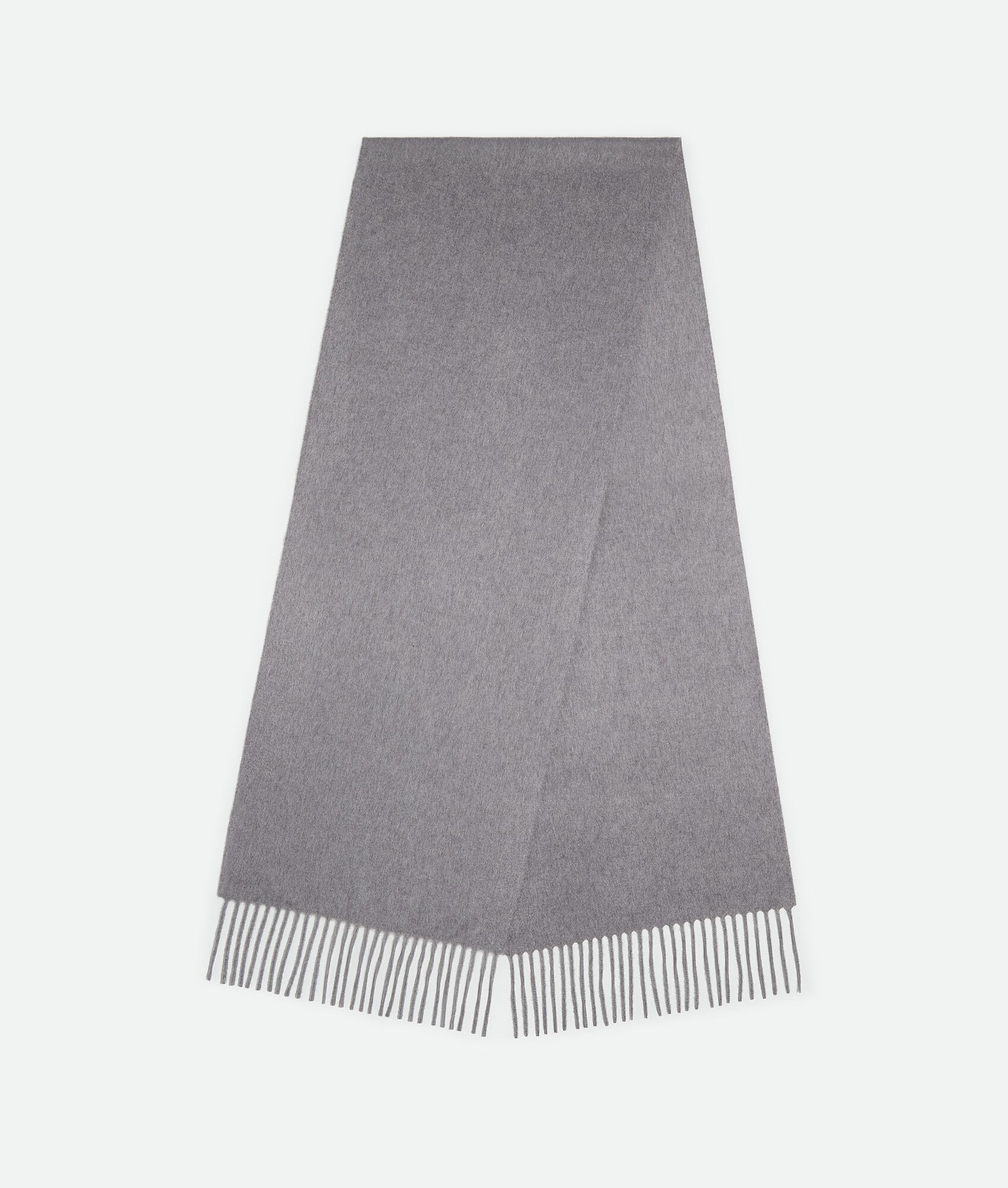 Cashmere Scarf With Bottega Leather Patch - 2