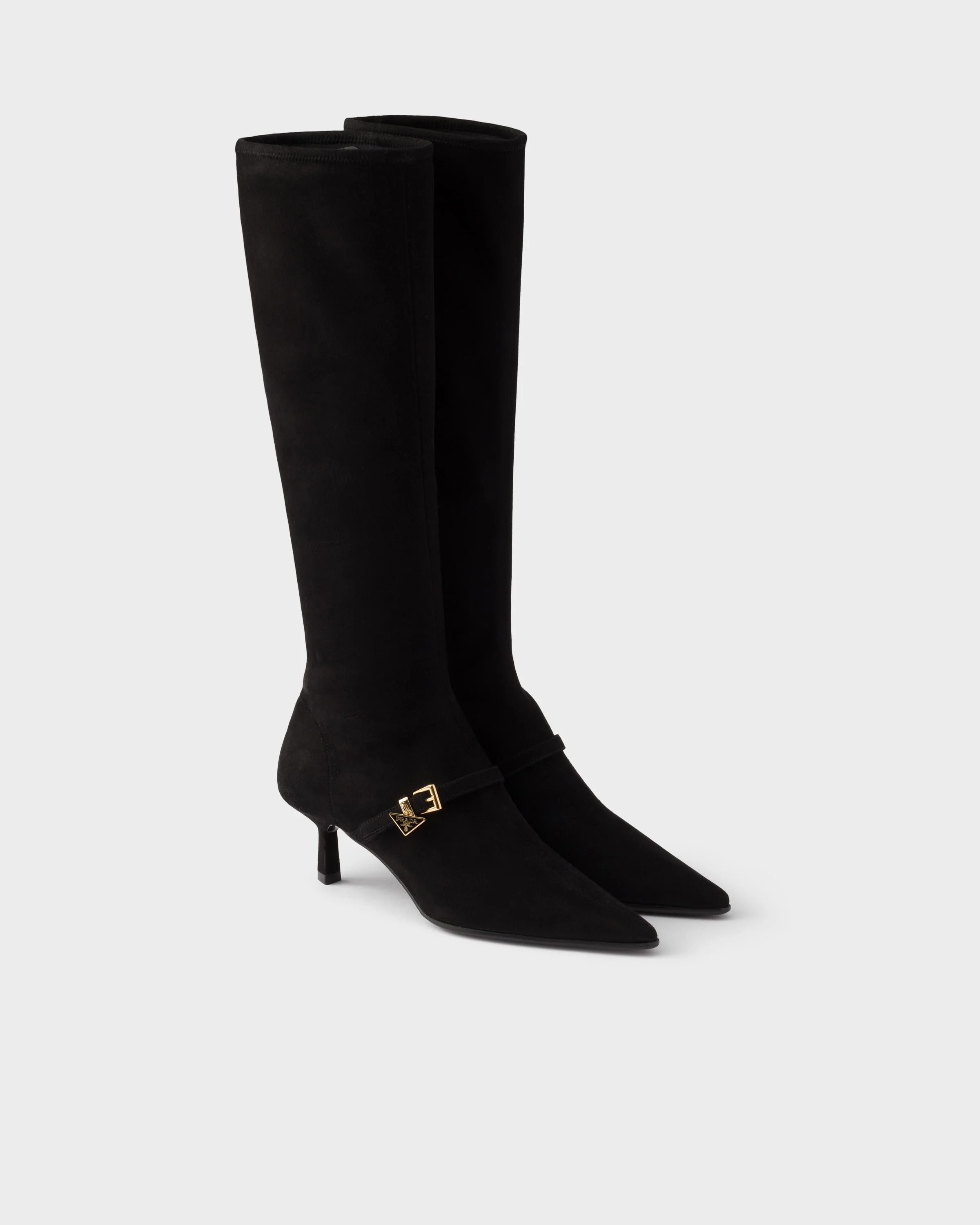 Stretch suede boots - 1