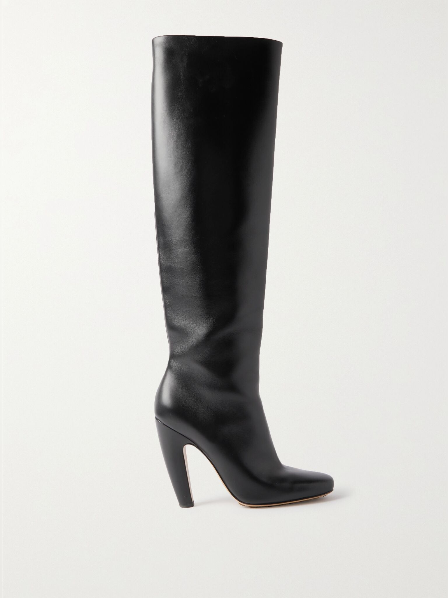 Veneta leather knee boots Black - 1