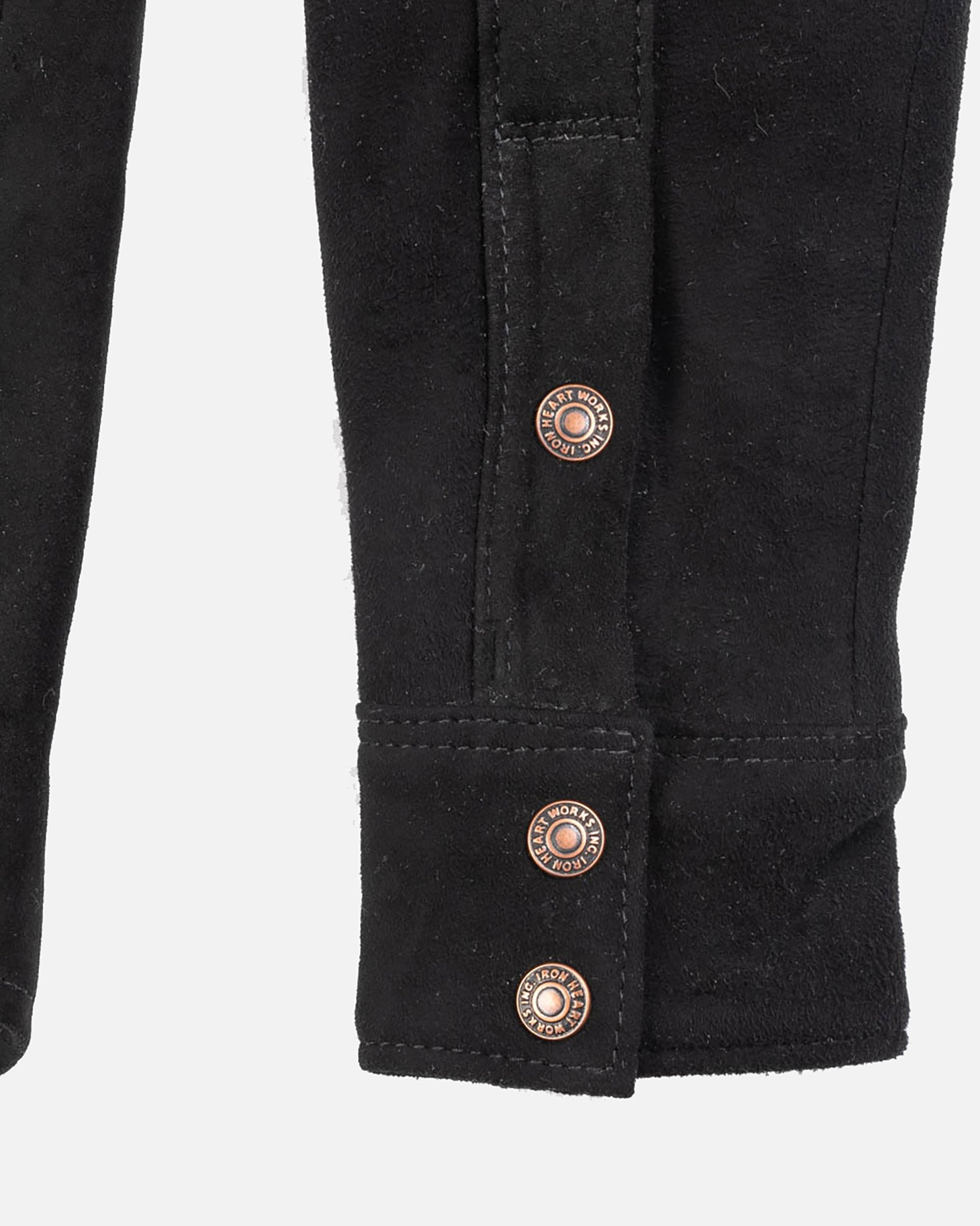 IHSB-BIGBUCK-BLK Deerskin Western Shirt 'The Big Buck' - Black - 11