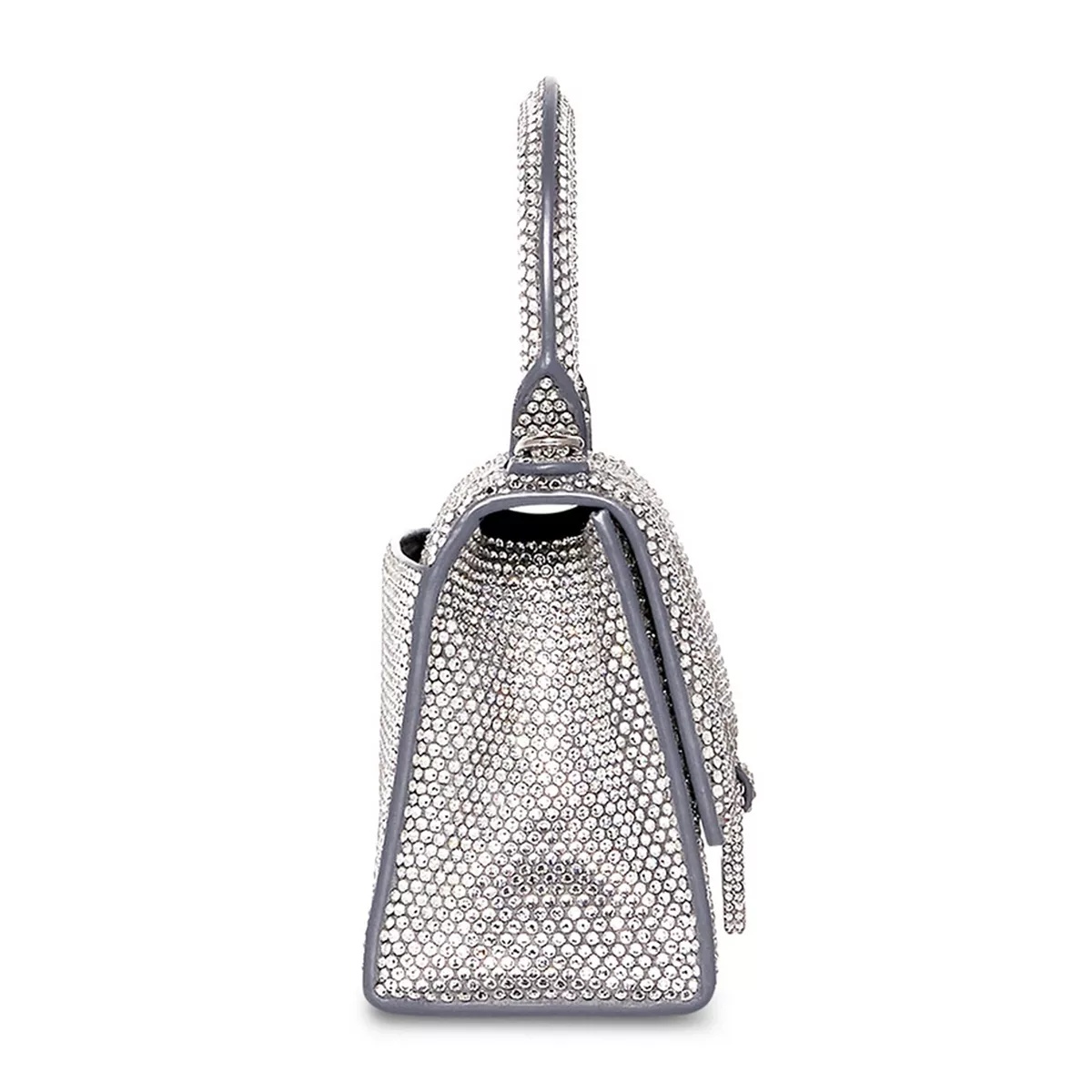 Hourglass Handbag with Rhinestones - 5