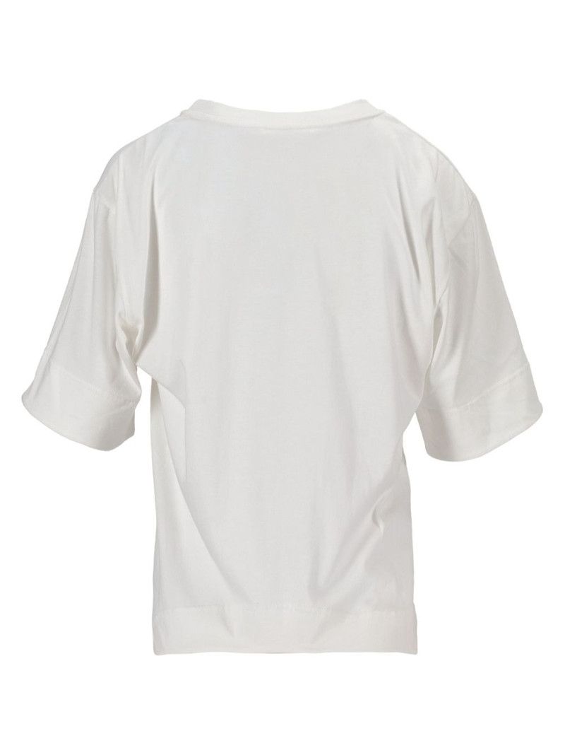 NICCOLÒ PASQUALETTI Onda curved-hem T-shirt outlook