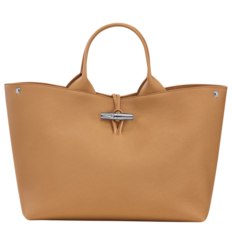 Le Roseau L Handbag Walnut - Leather 1