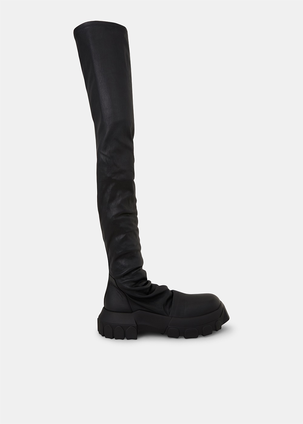 Black Stocking Bozo Boot - 1