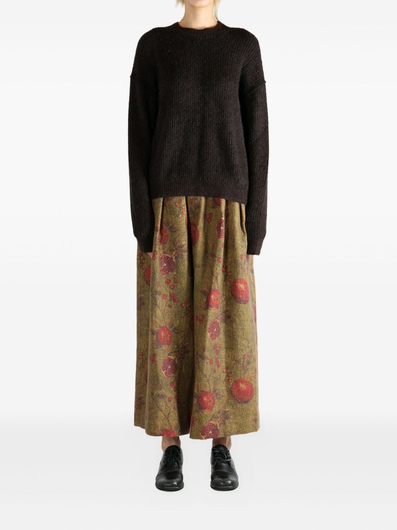 UMA WANG ribbed zip-front cardigan outlook