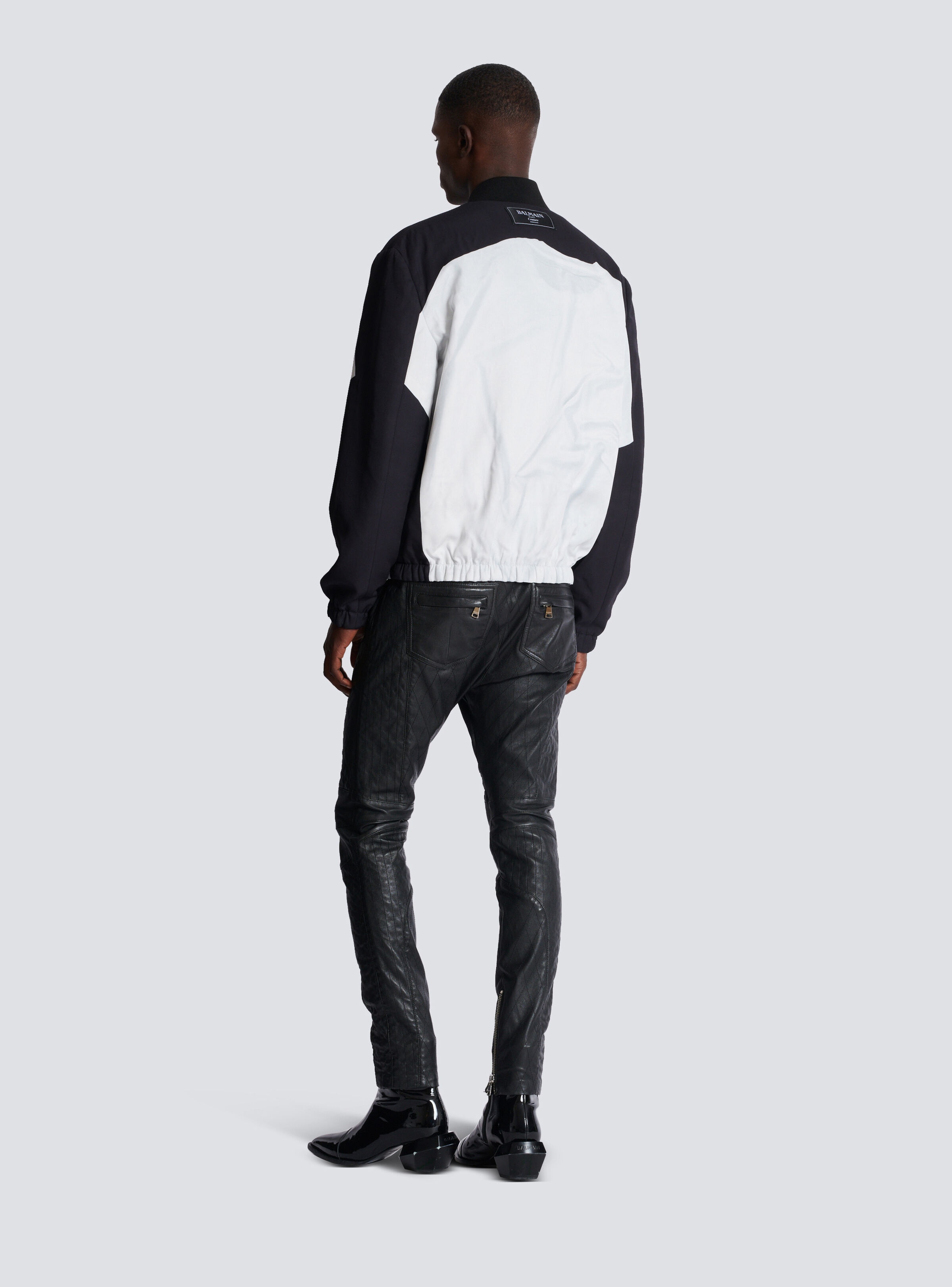 Bomber jacket with T-shirt print - 4