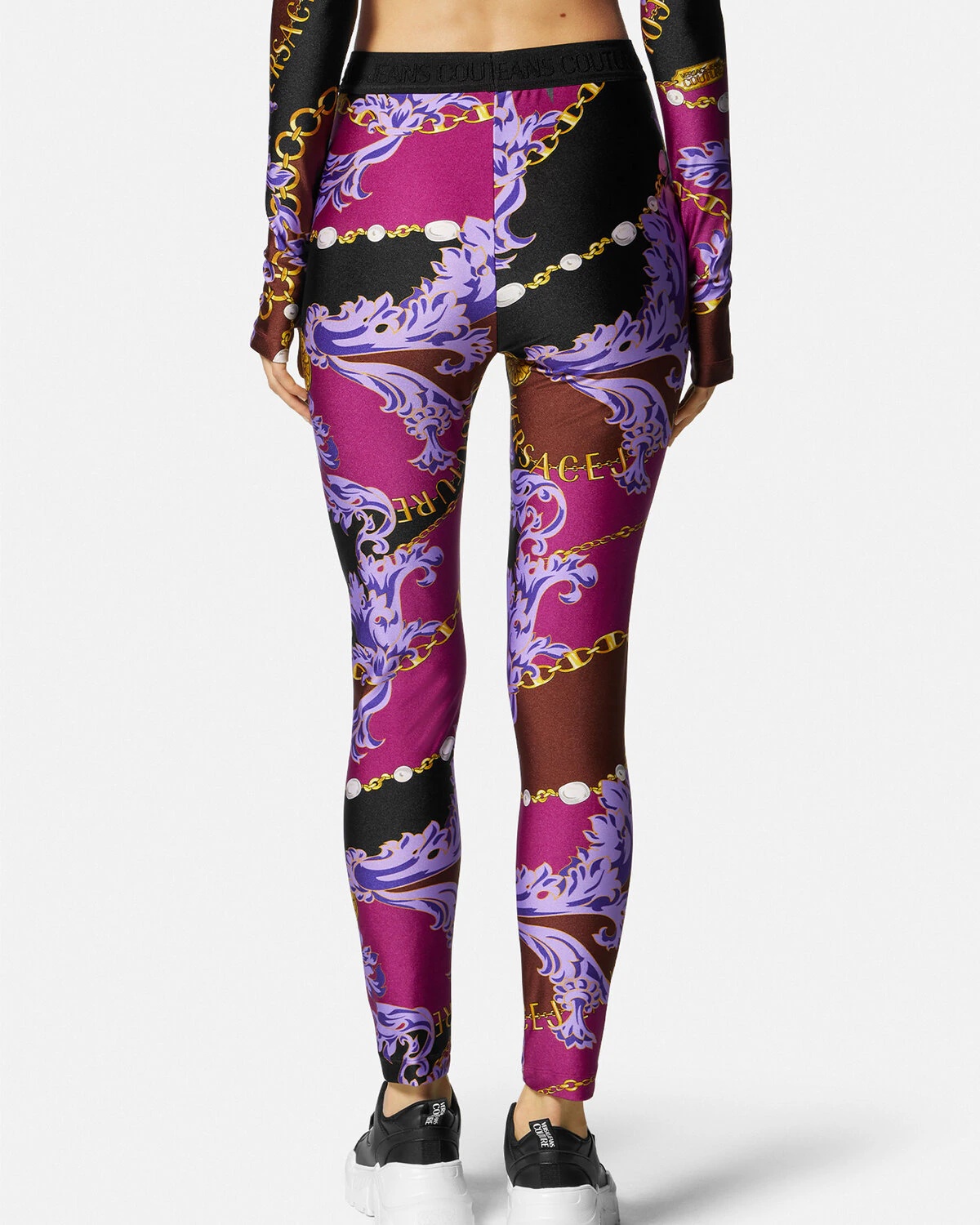 Chain Couture Leggings - 4