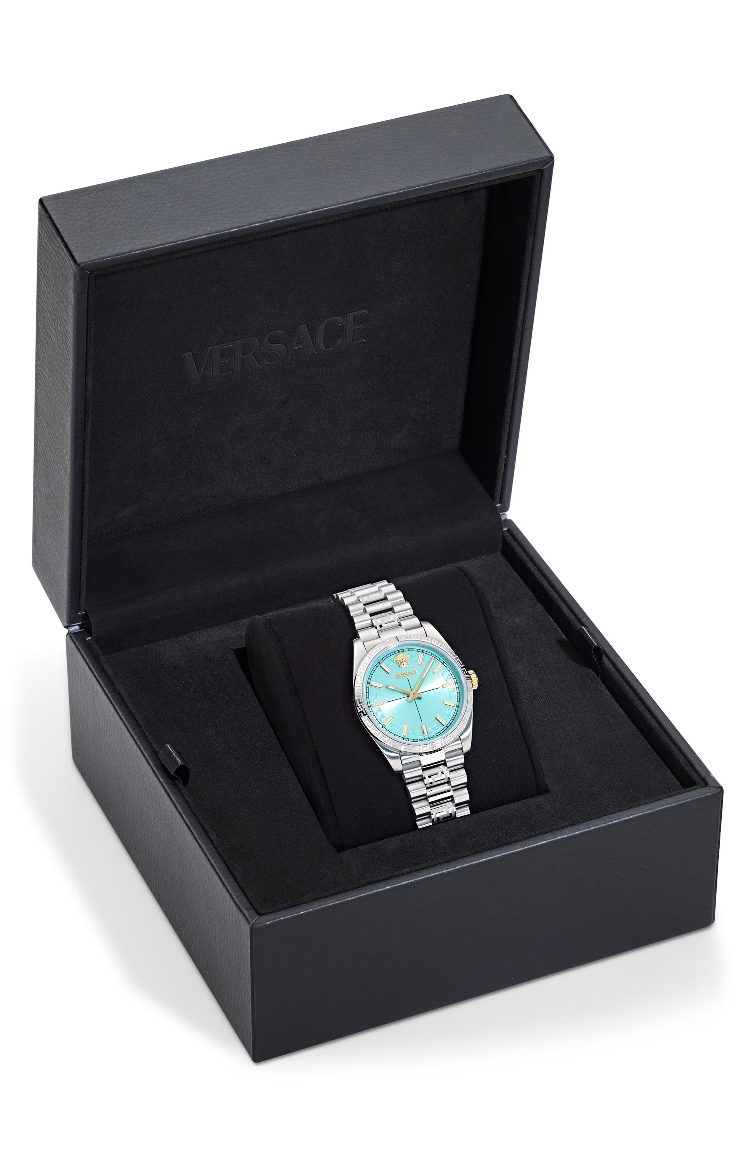 Versace Greca Millenyium Bracelet Watch, 32mm in Stainless Steel at Nordstrom - 5