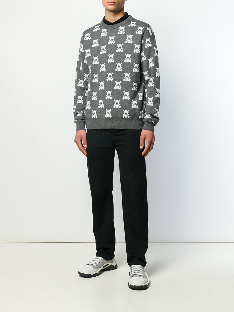 Moschino Teddy Bear intarsia jumper outlook