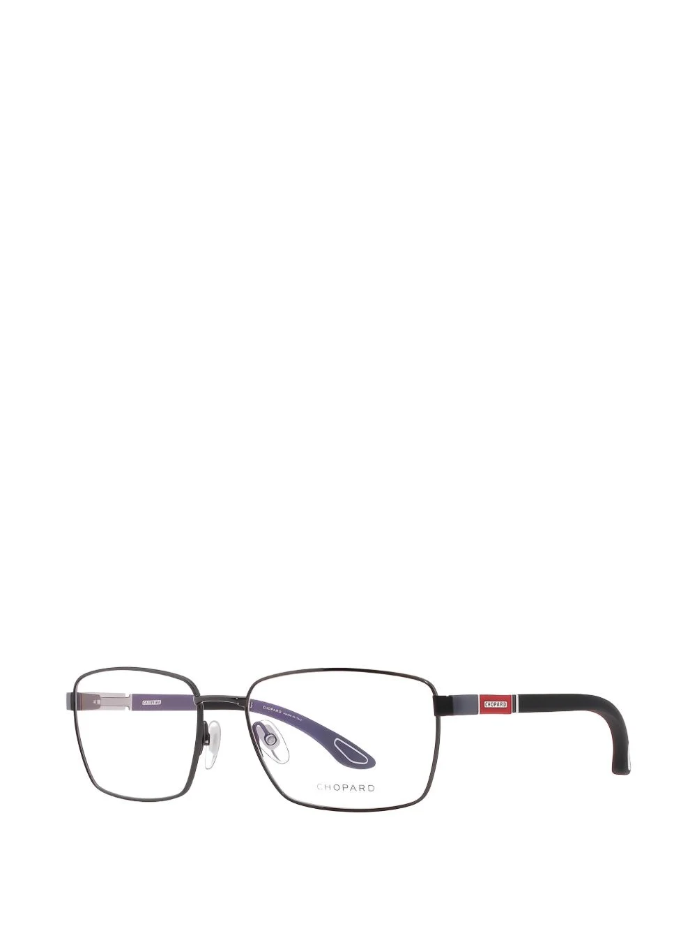rectangle-frame palladium glasses - 1