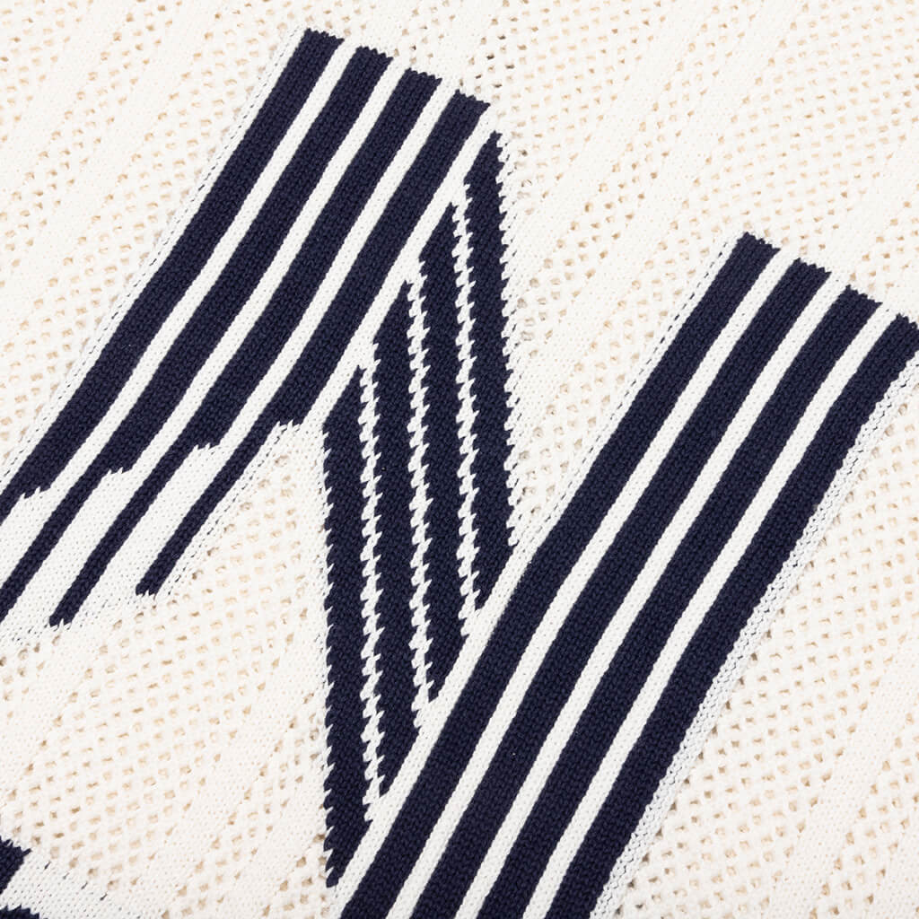 KNITTED TECH 'N' FOOTBALL SHIRT - IVORY - 3