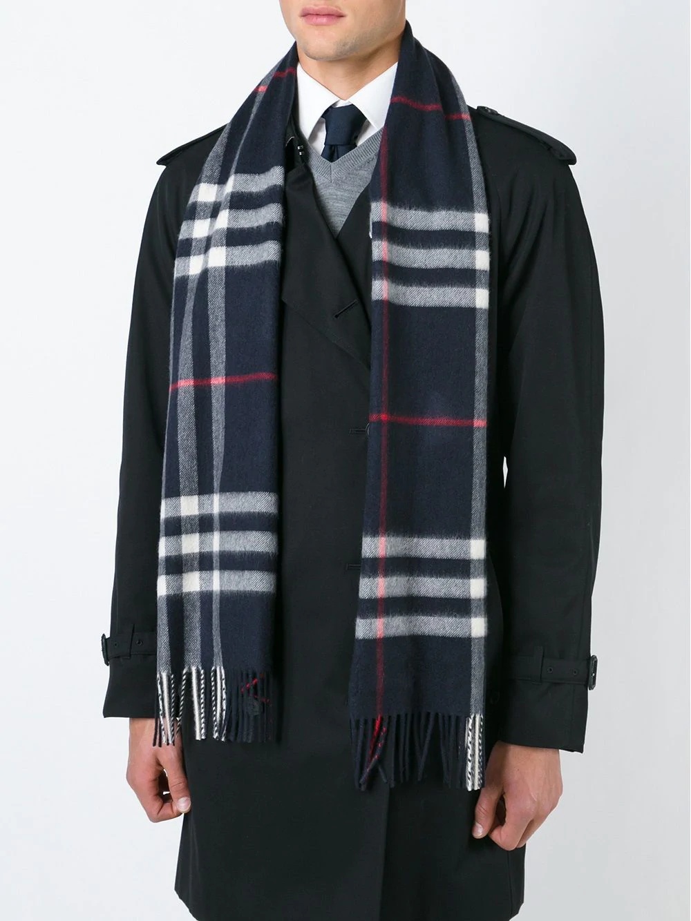 The Classic Check Cashmere Scarf - 2