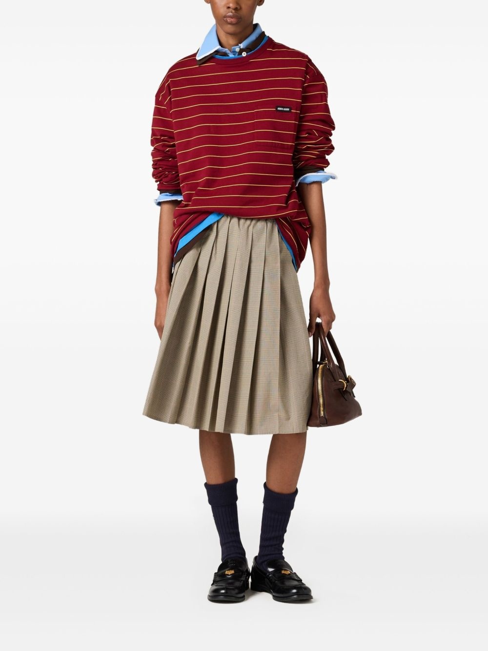 long-sleeved cotton T-shirt - 2