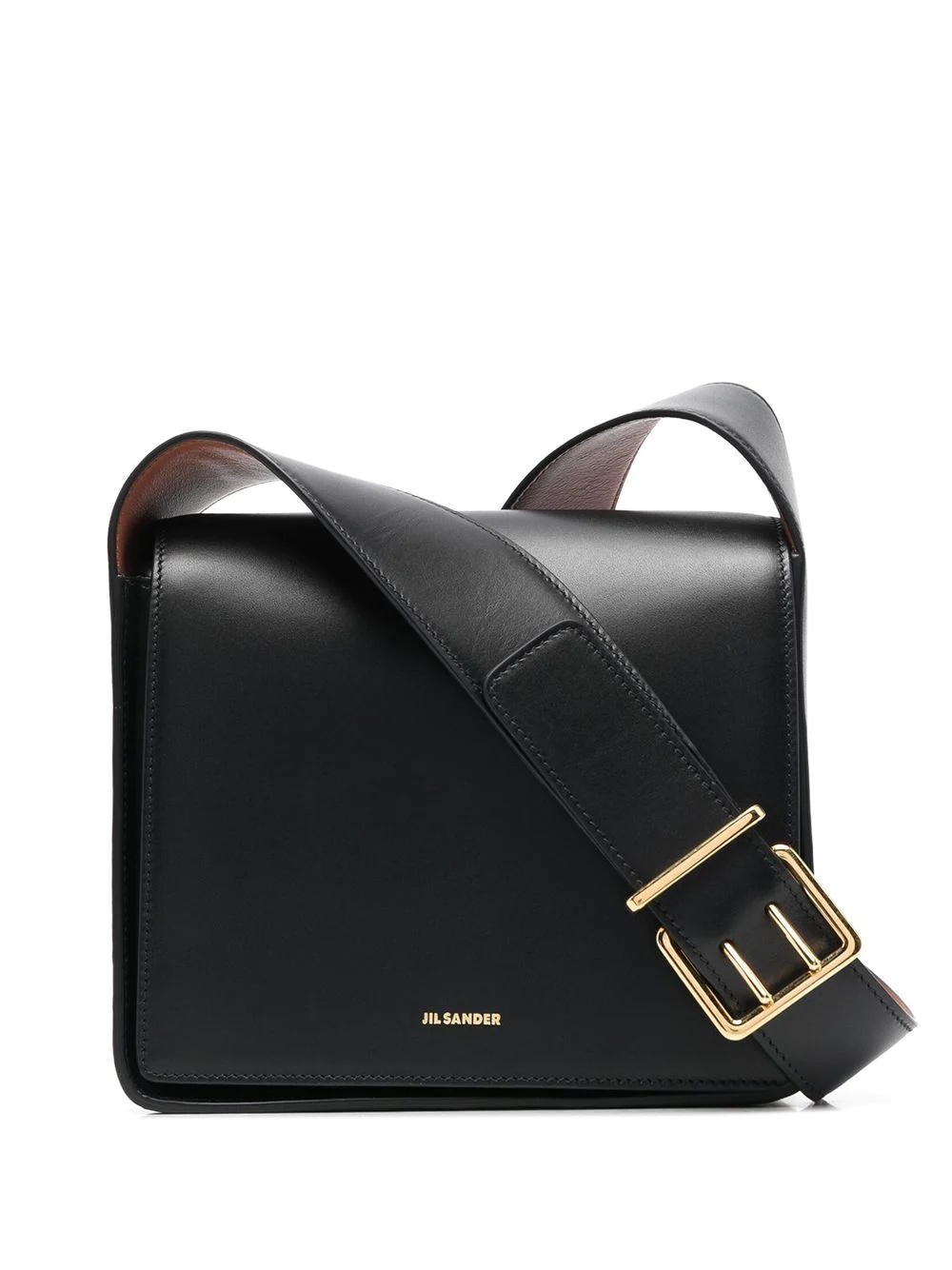 logo-embossed crossbody bag - 1