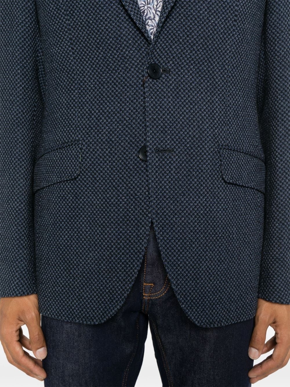 【送料&関税込】Etro Reversible Single-breasted Jacket Etro single-breasted blazer | REVERSIBLE