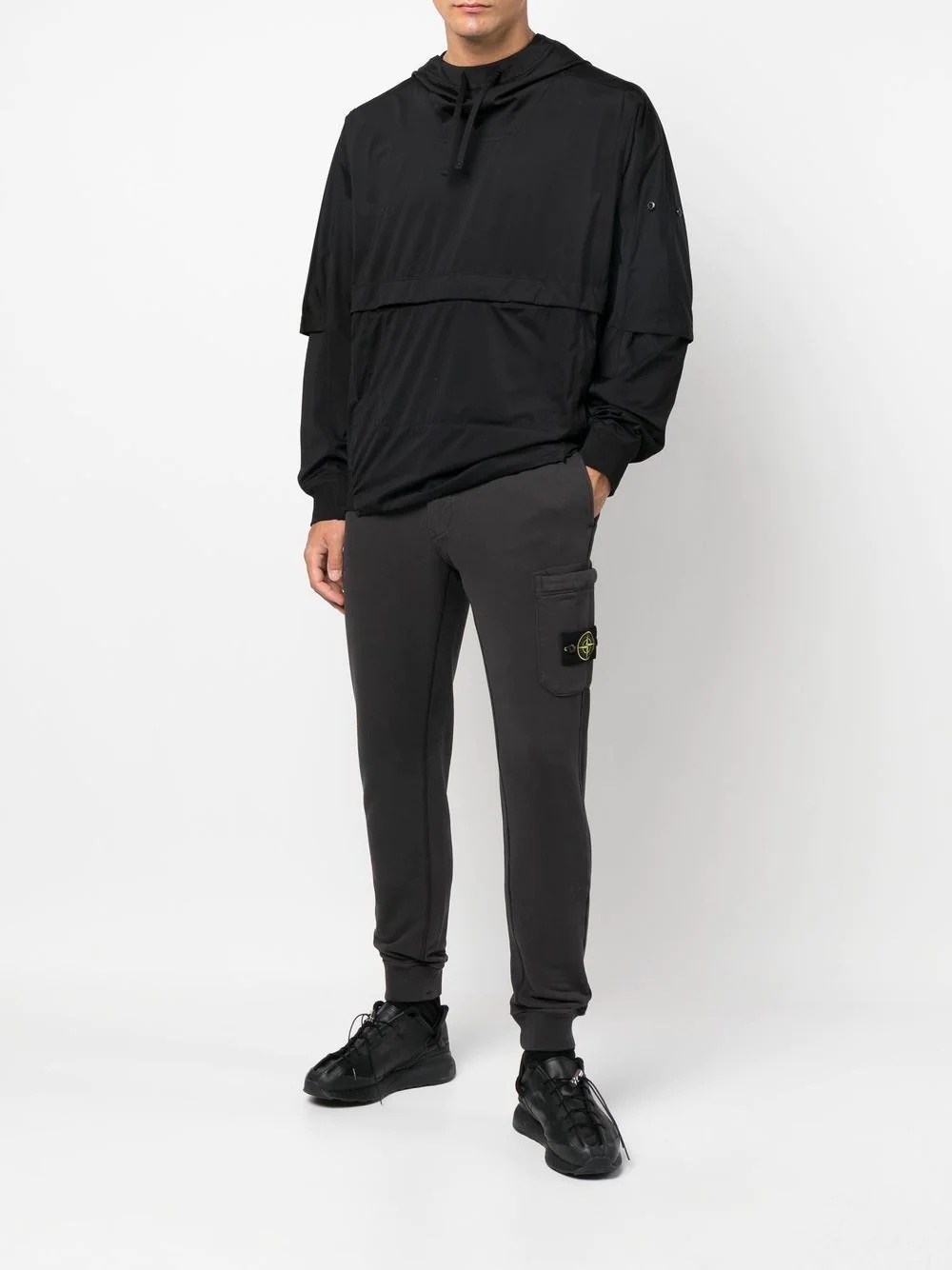 Compass-patch track pants - 2