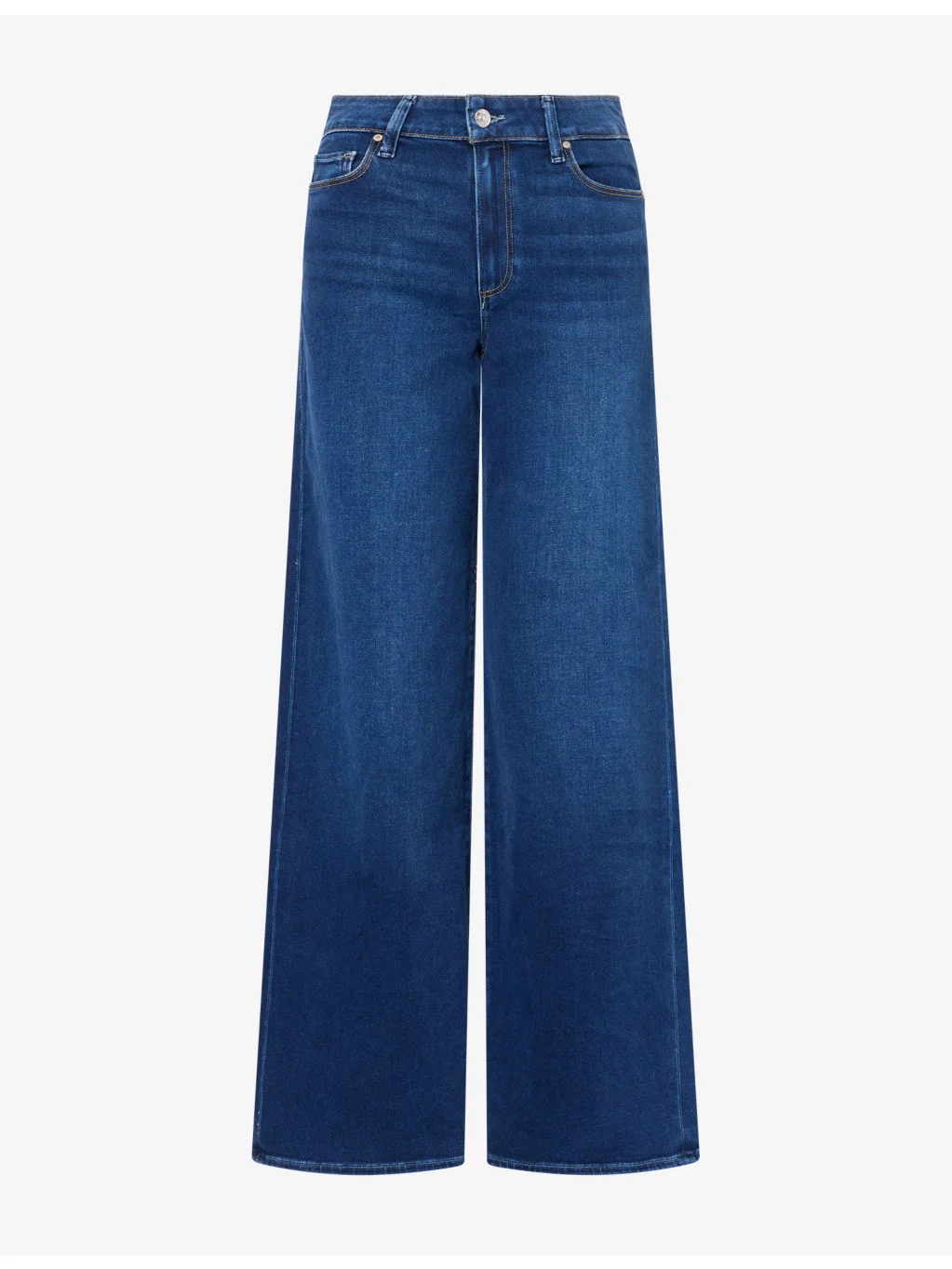 Anessa 33in Wide-Leg Stretch-Denim Jeans - 1