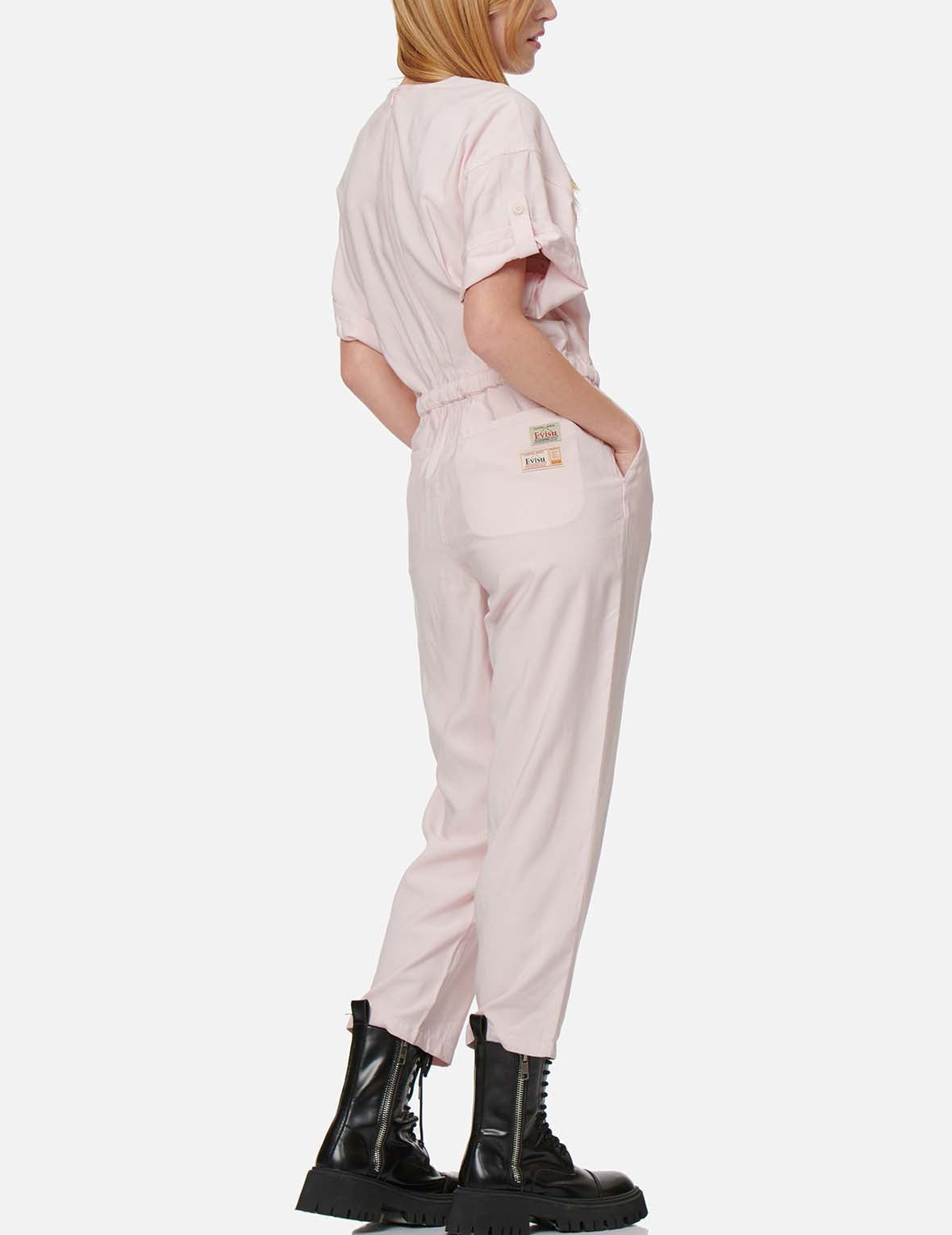Seagull Embroidery Wrapped Jumpsuit - 6