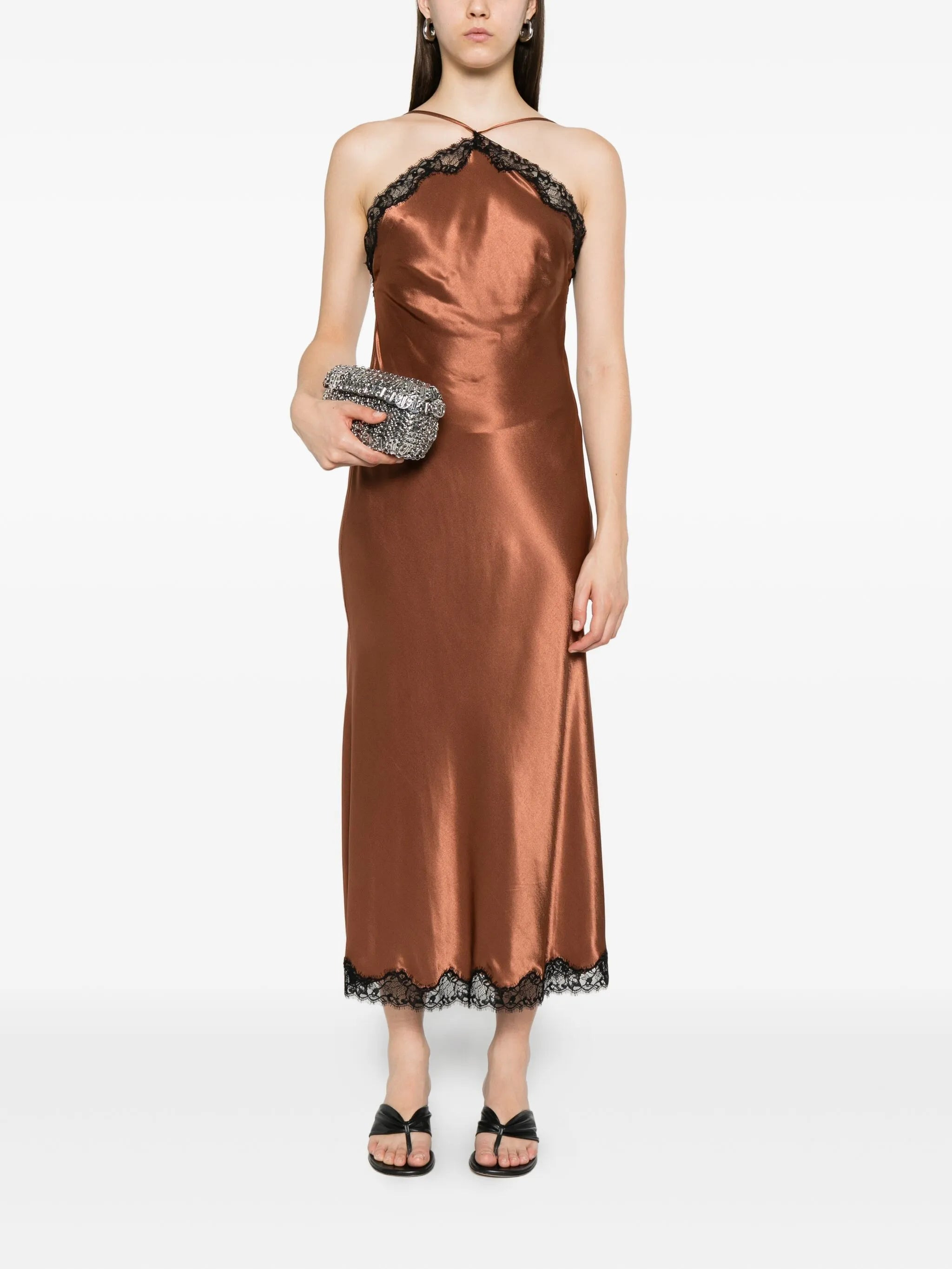Rixo Harlan Lace-trimmed Slip Dress - 5