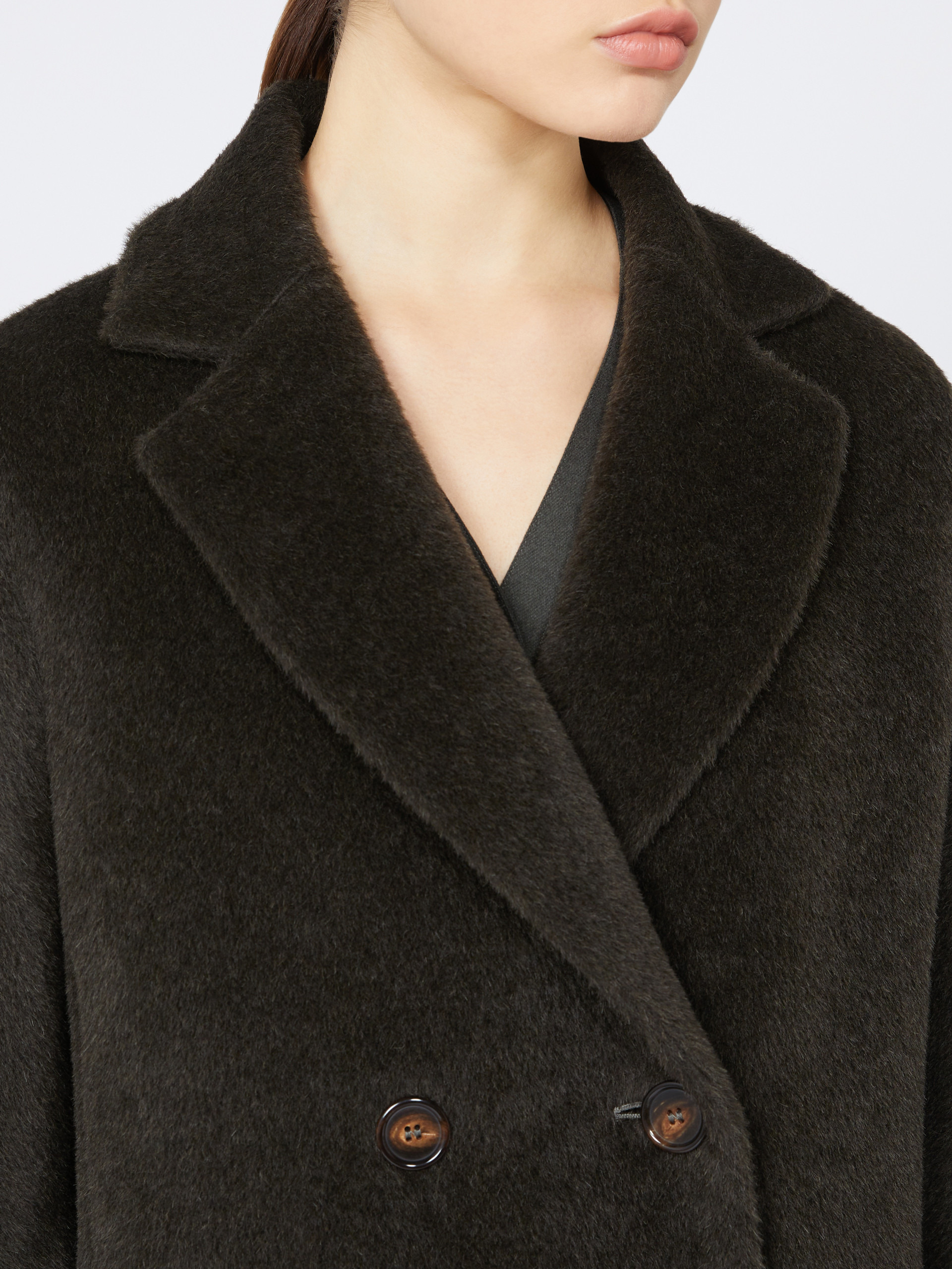 ROSANNA Double-breasted wool and alpaca coat - 5