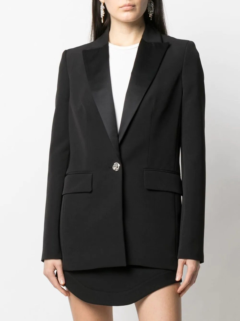 sequinned tiger single-breasted blazer 3