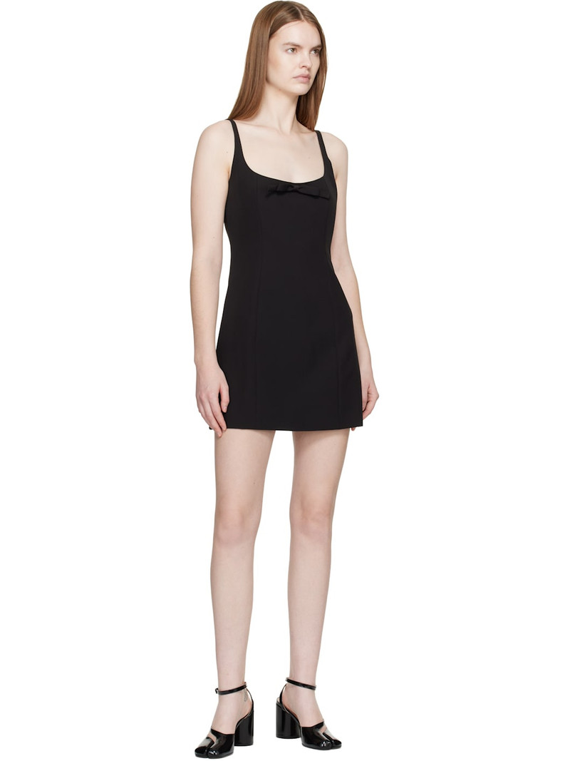 SANDY LIANG Black Naomi Minidress outlook