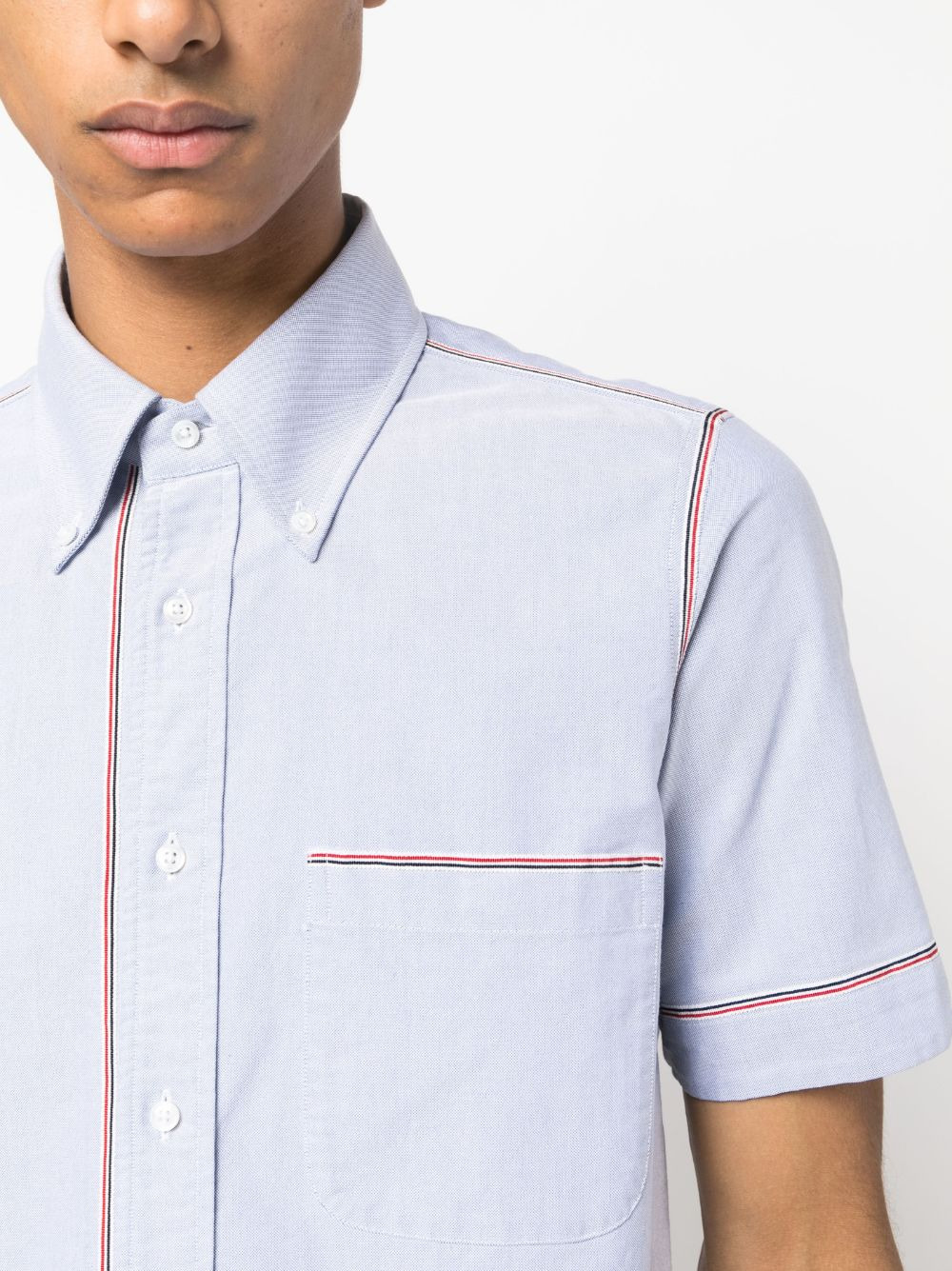 RWB Stripe Cotton Shirt - 5