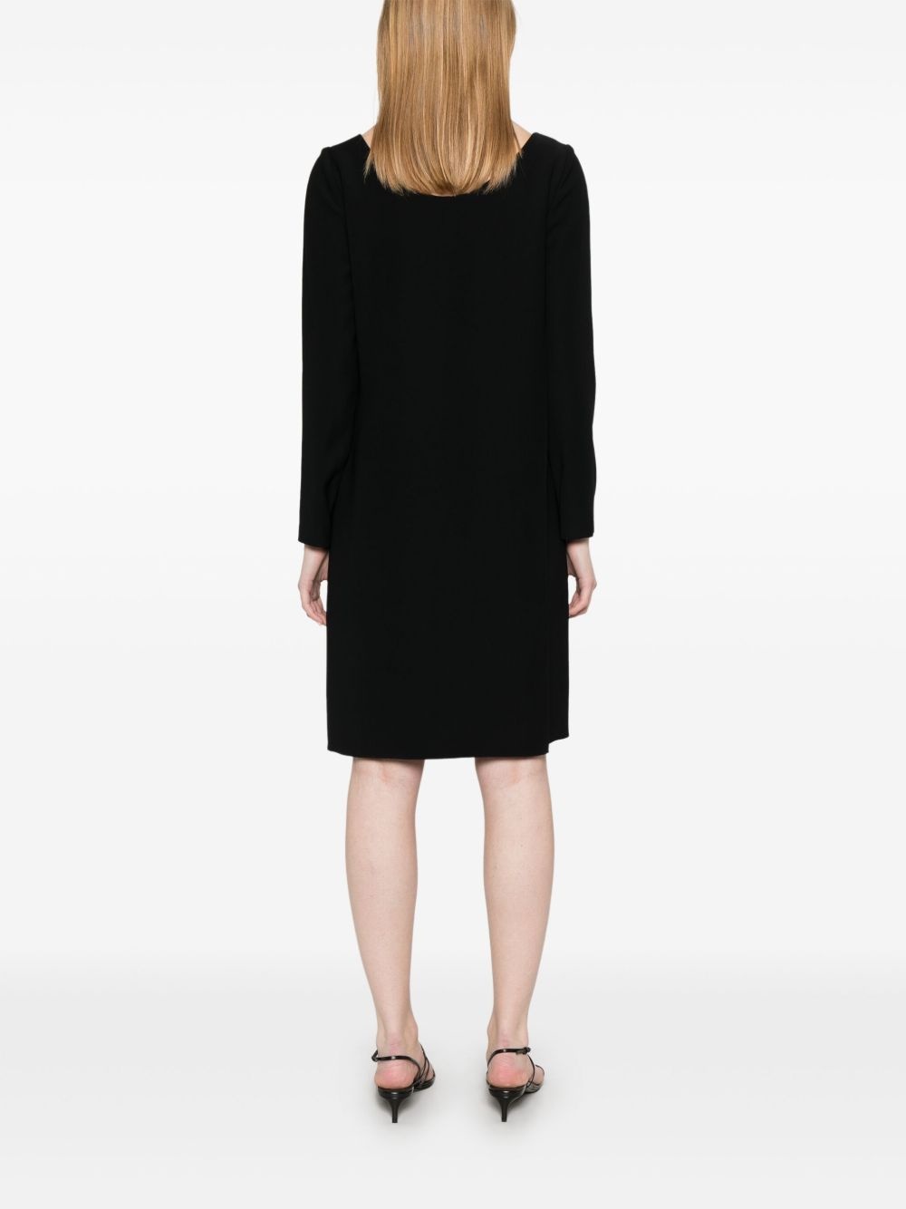 pleat-detail mini dress - 4