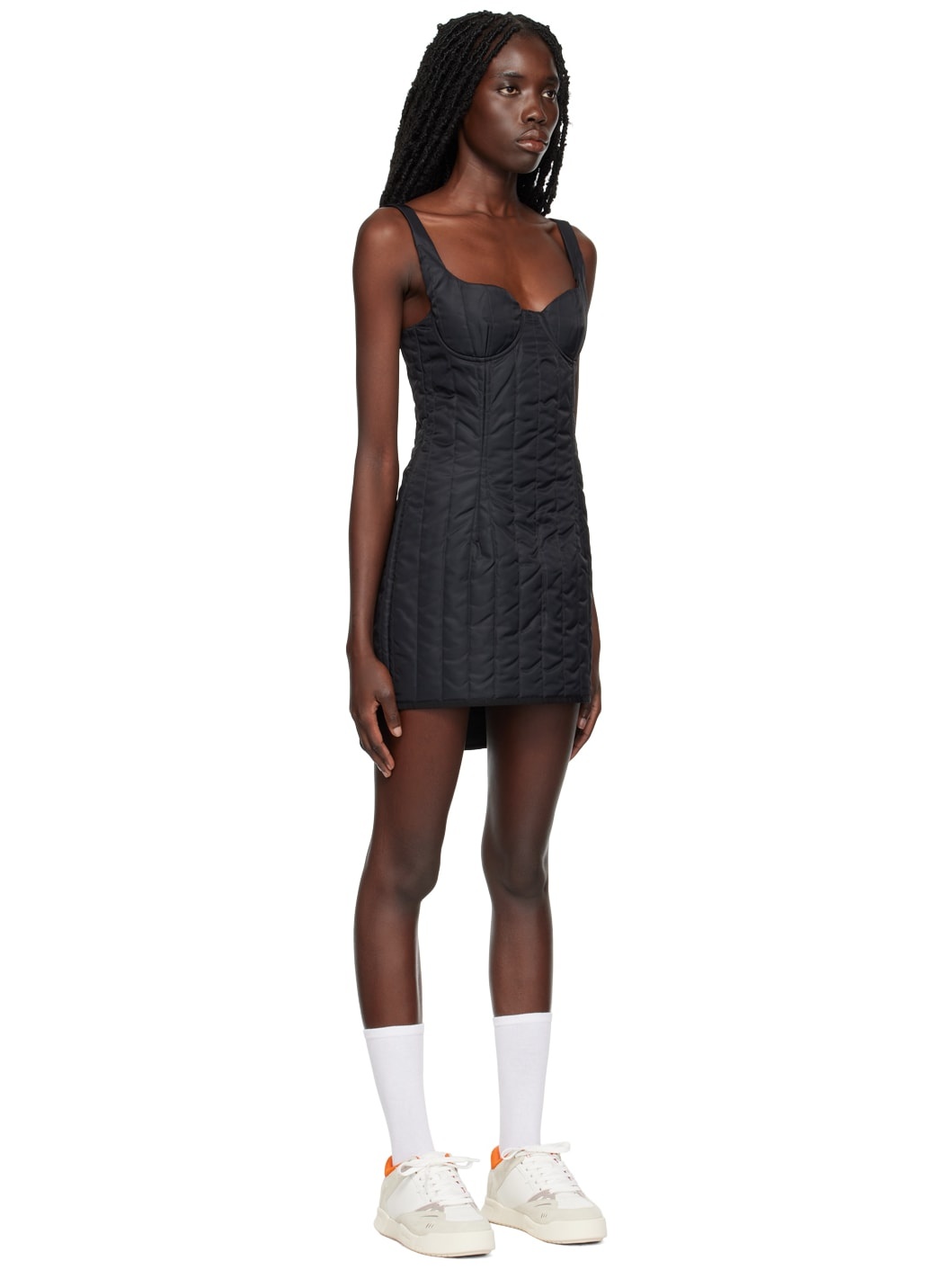 Black Ex-Ray Corset Minidress - 2
