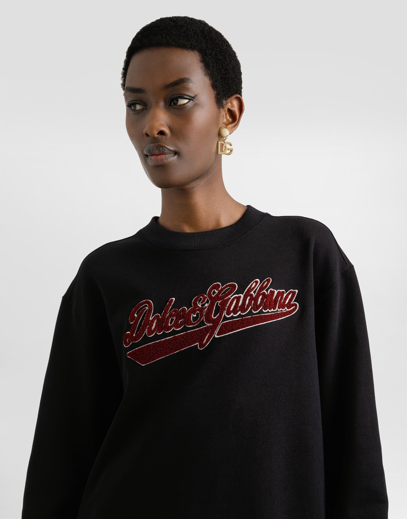 Dolce & Gabbana Cotton sweatshirt with patch outlook
