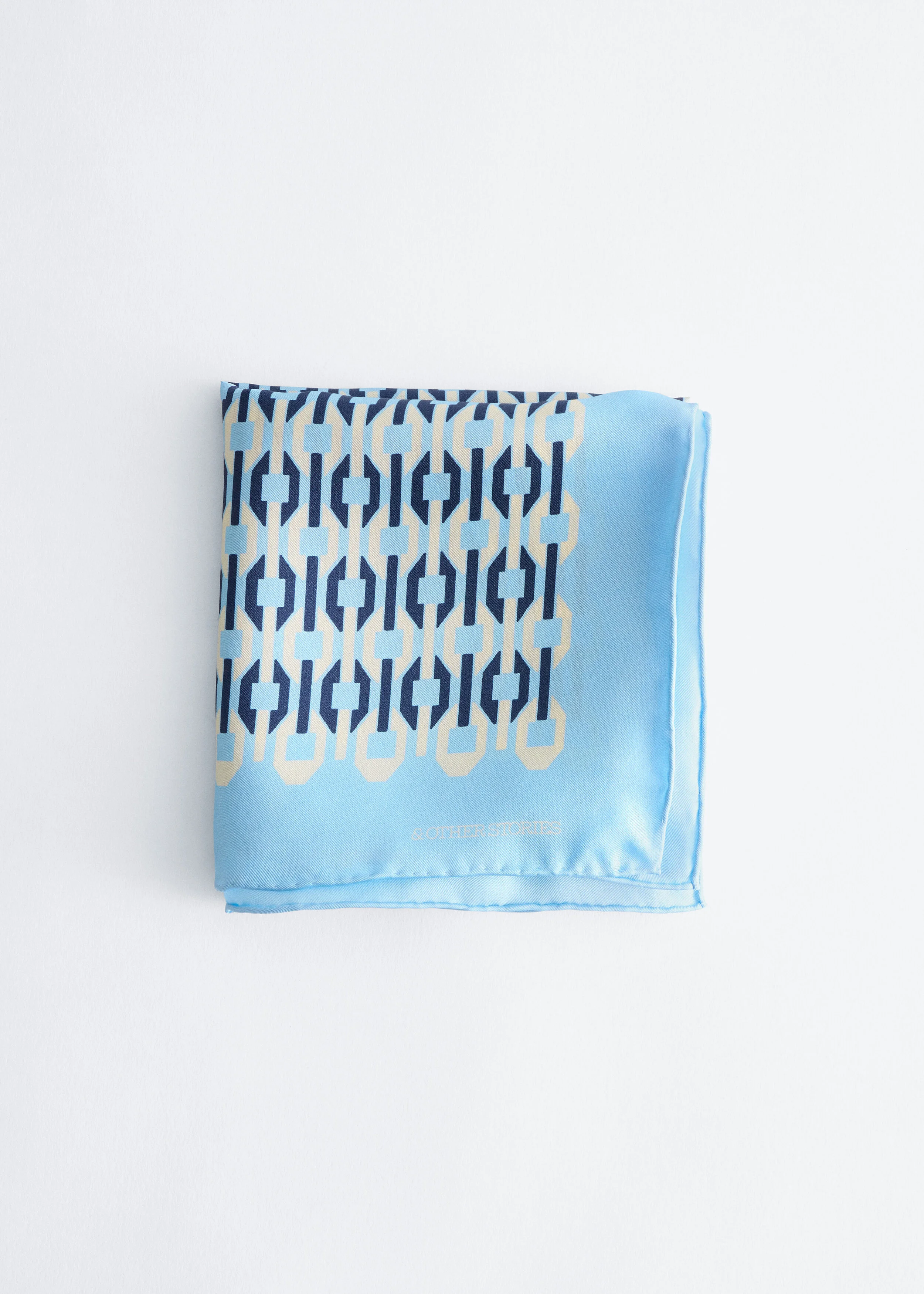 Printed Silk Scarf - 1