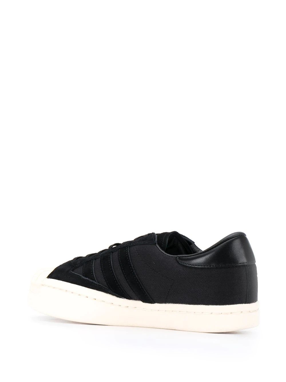 low top contrast toe sneakers - 3