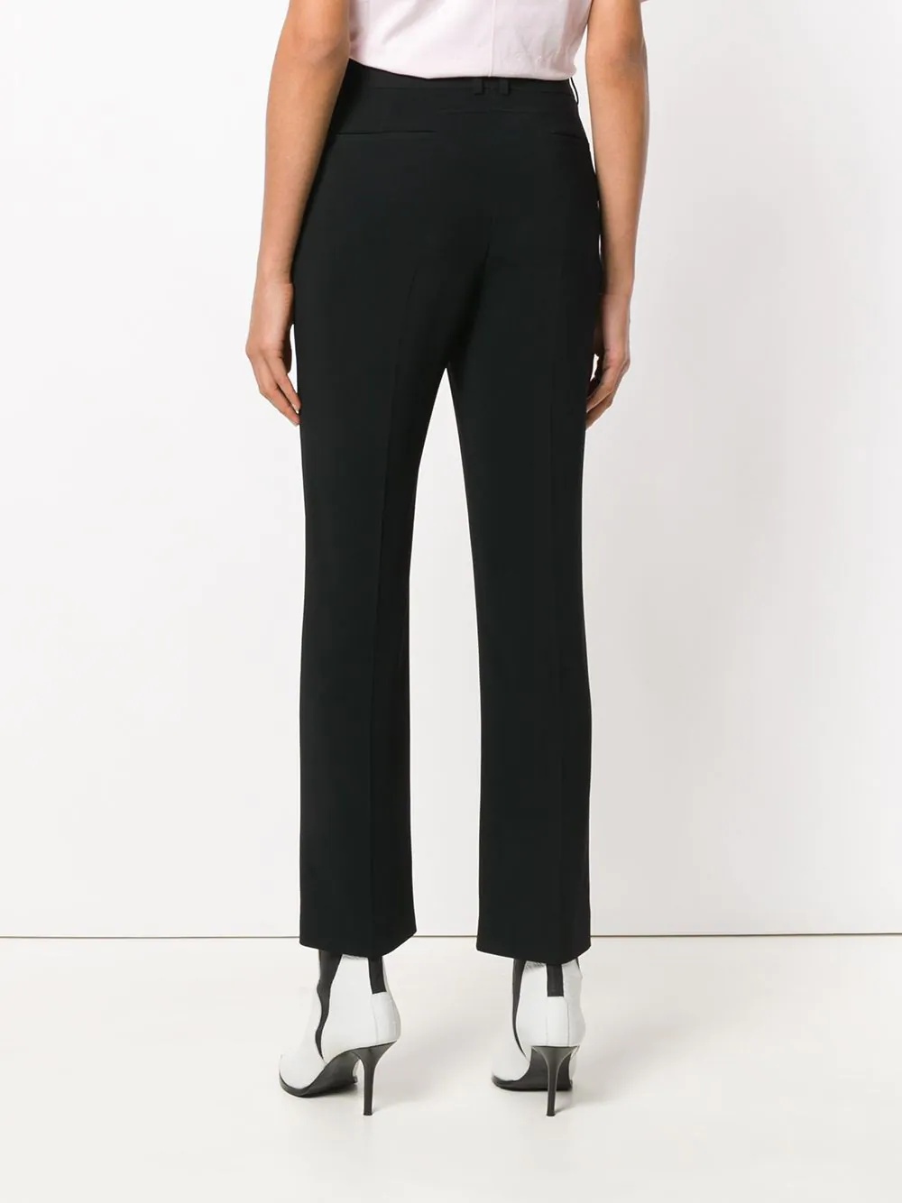 high waisted tailored trousers - 4