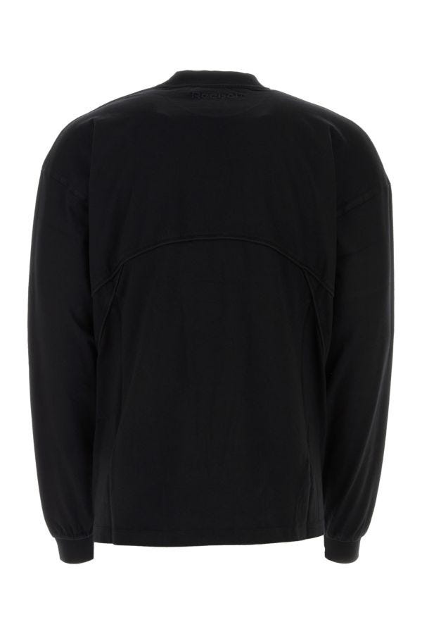 Black cotton oversize t-shirt - 2