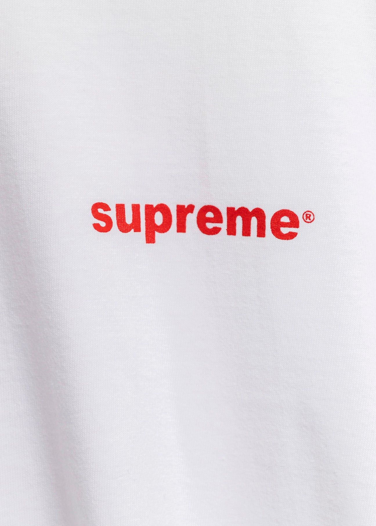 Supreme White FUCK MONEY T-Shirt - 4