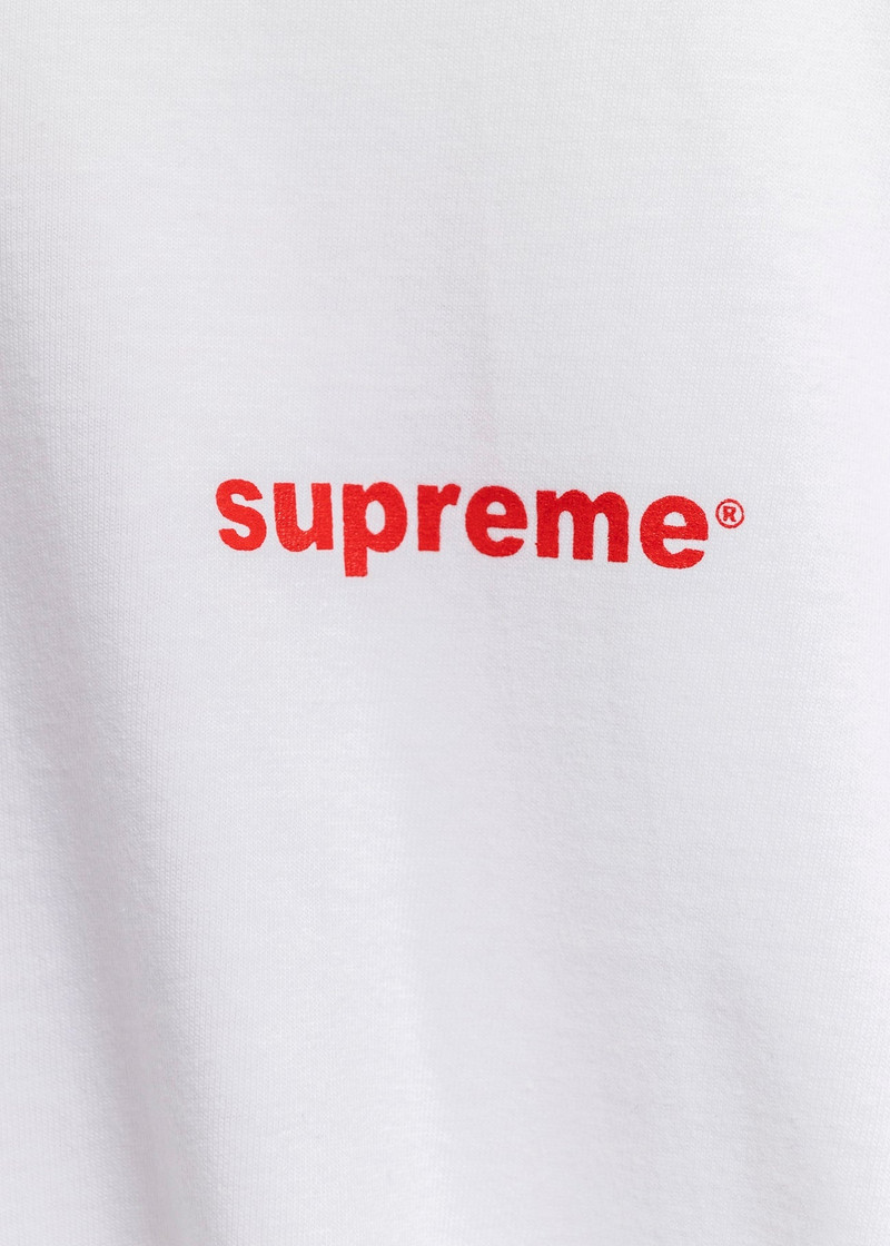 Supreme Supreme White FUCK MONEY T-Shirt outlook