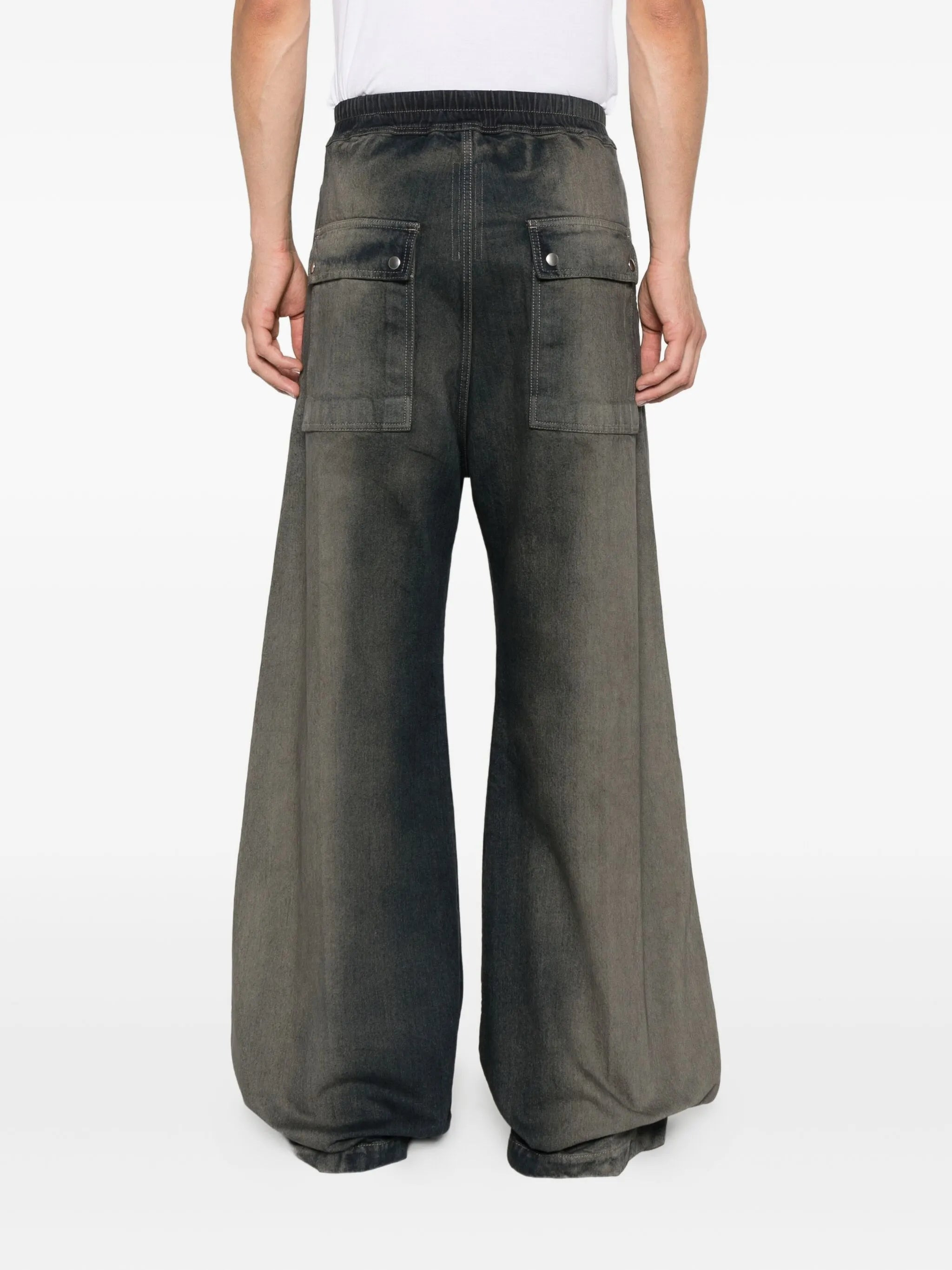 Rick Owens Drawstring-fastening Wide-leg Trousers - 2