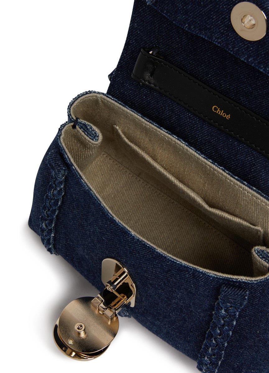Chloé Penelope denim mini soft shoulder bag | 24s | REVERSIBLE