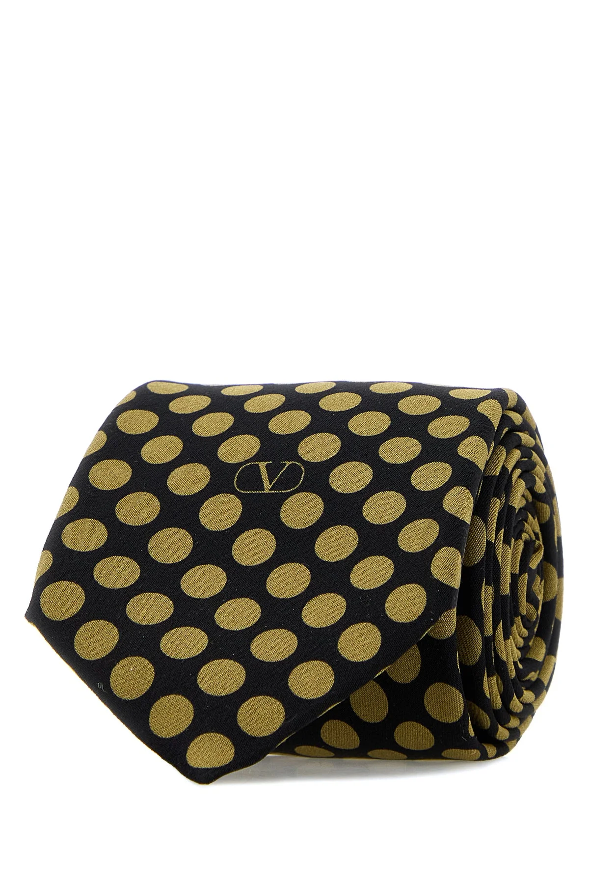 Printed silk tie - 1
