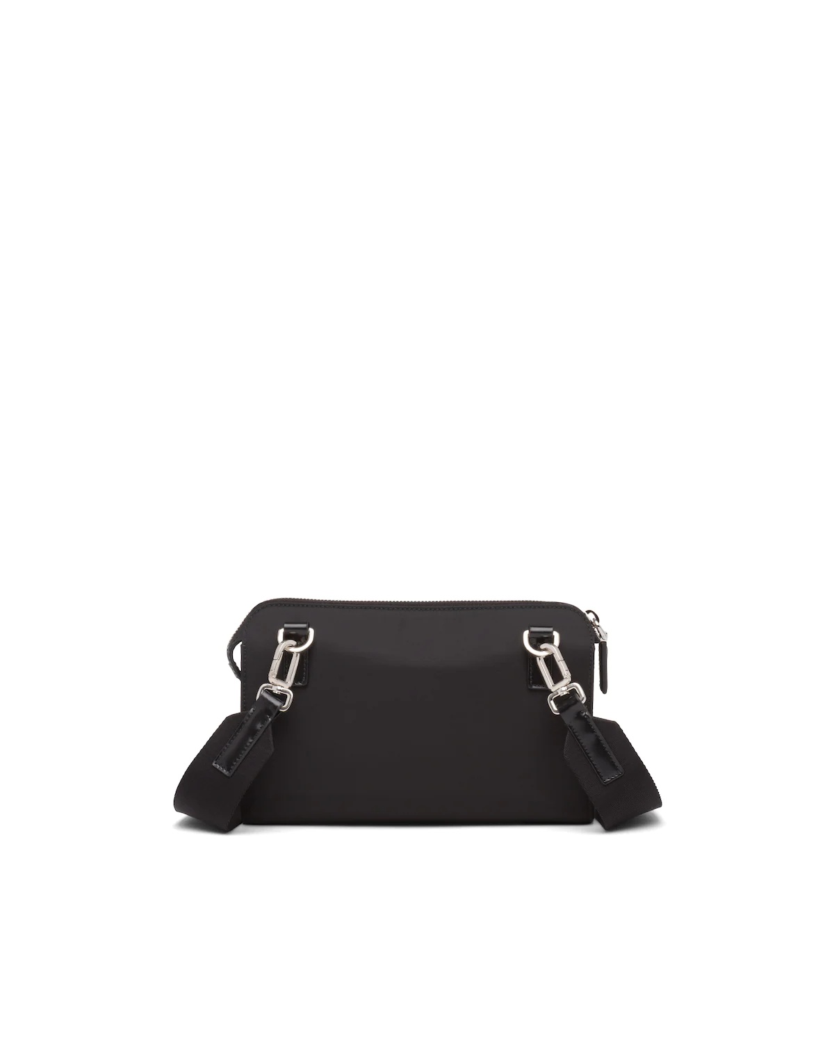 Re-Nylon and leather shoulder bag - 4