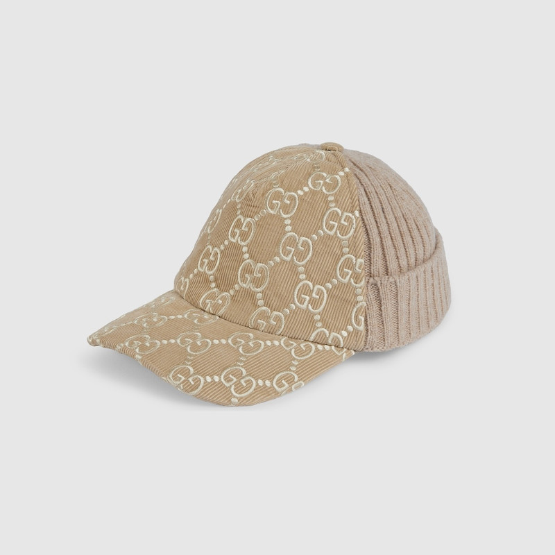 GG corduroy baseball hat 1