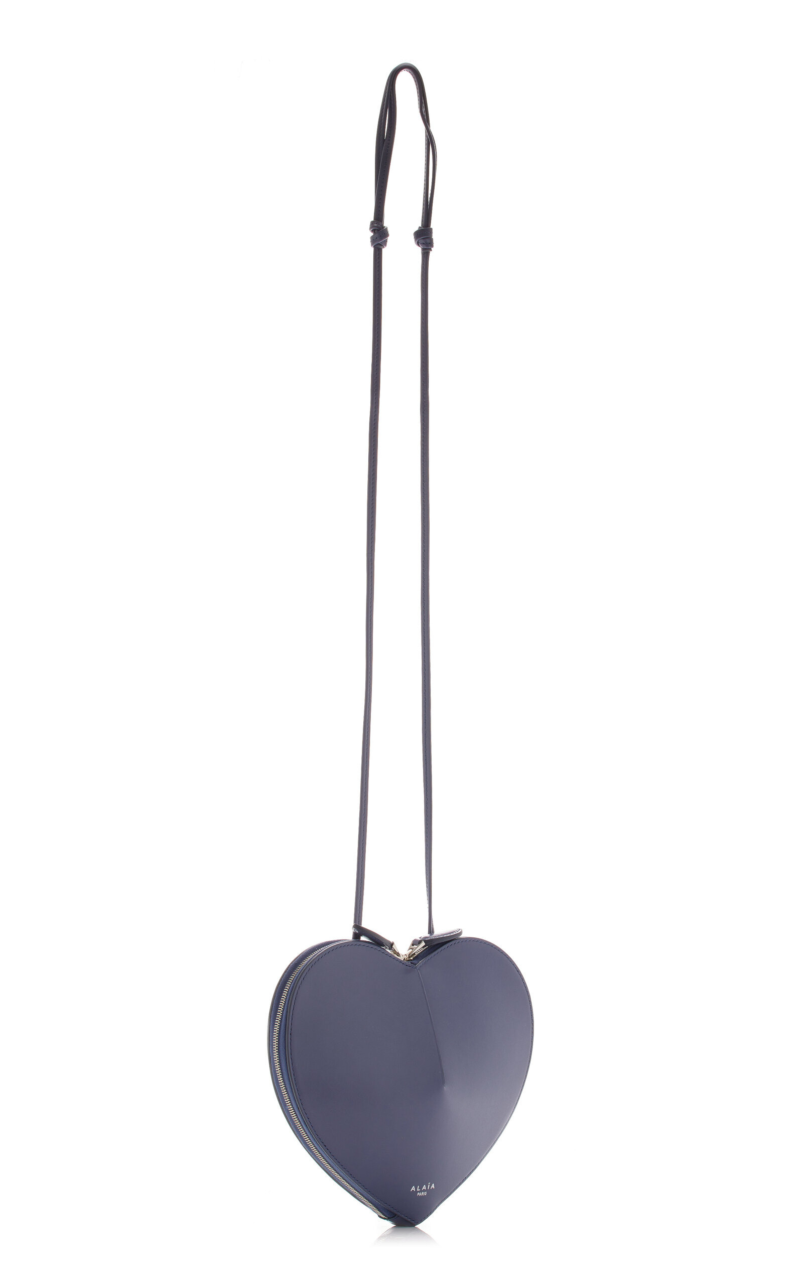 Le Coeur Leather Crossbody Bag blue - 3