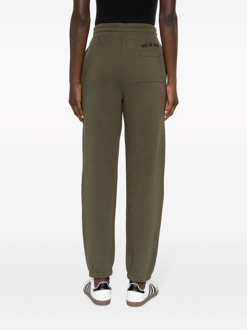 floral-embroidered jersey track pants 4