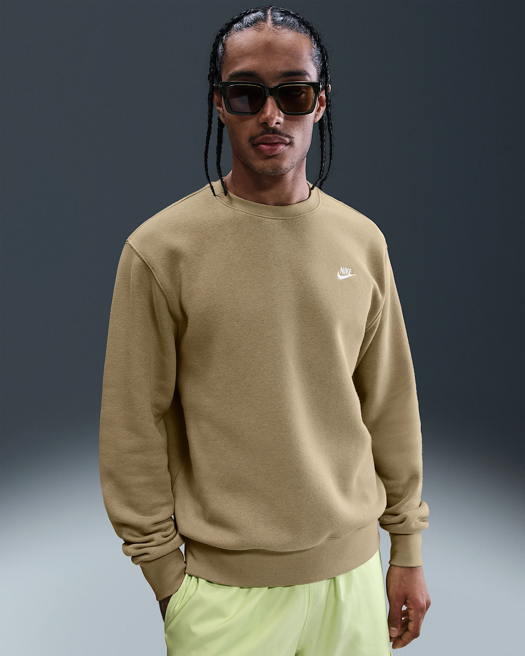 Nike Club Men's Fleece Crew - 1