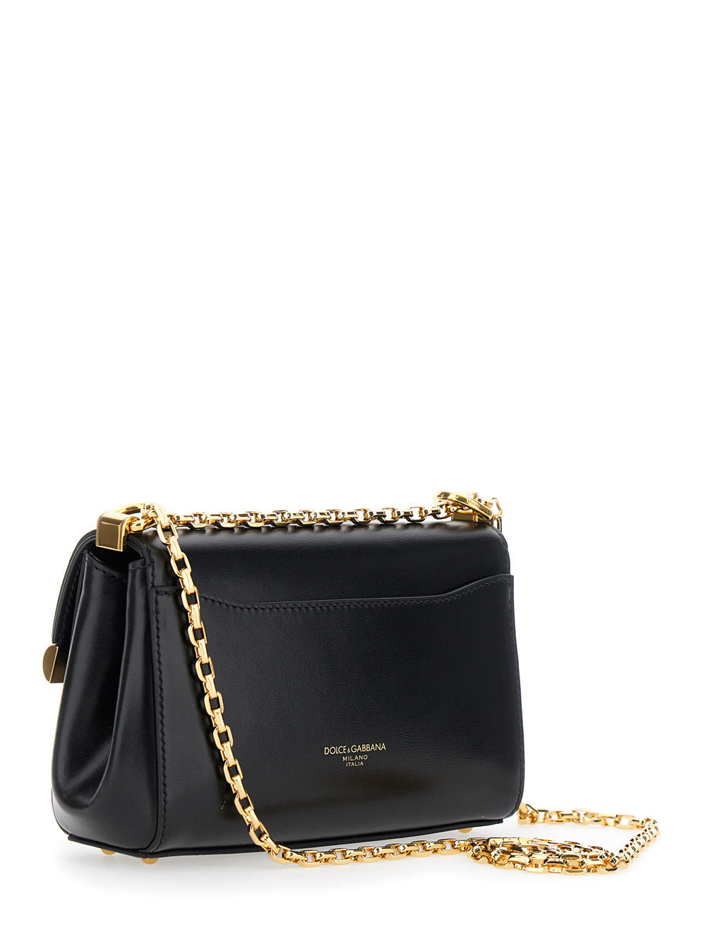 Dolce & Gabbana Women 'Marlene' Black Shoulder Bag With Twist Lock In Leather Woman - 3