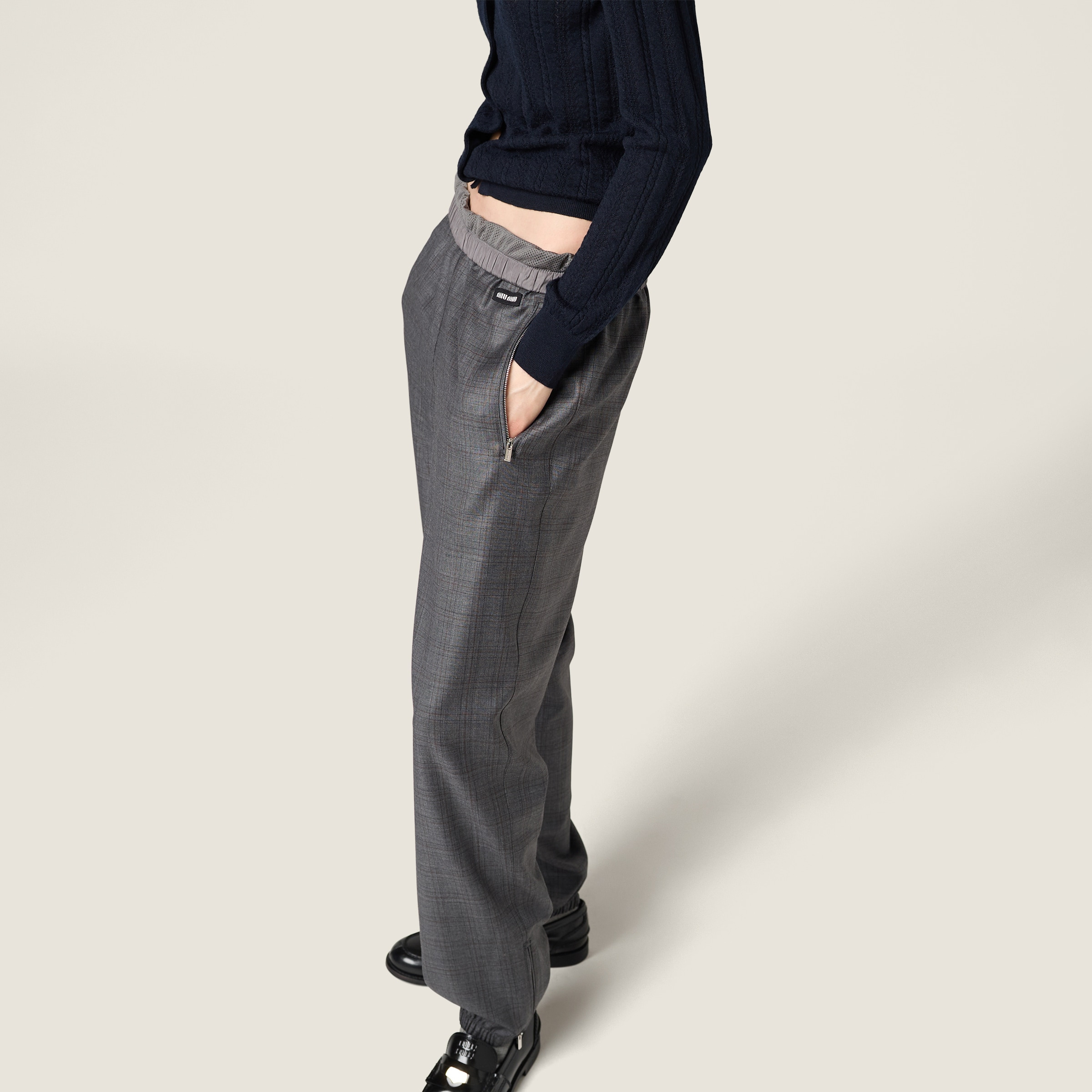 Prince of Wales checked joggers - 4